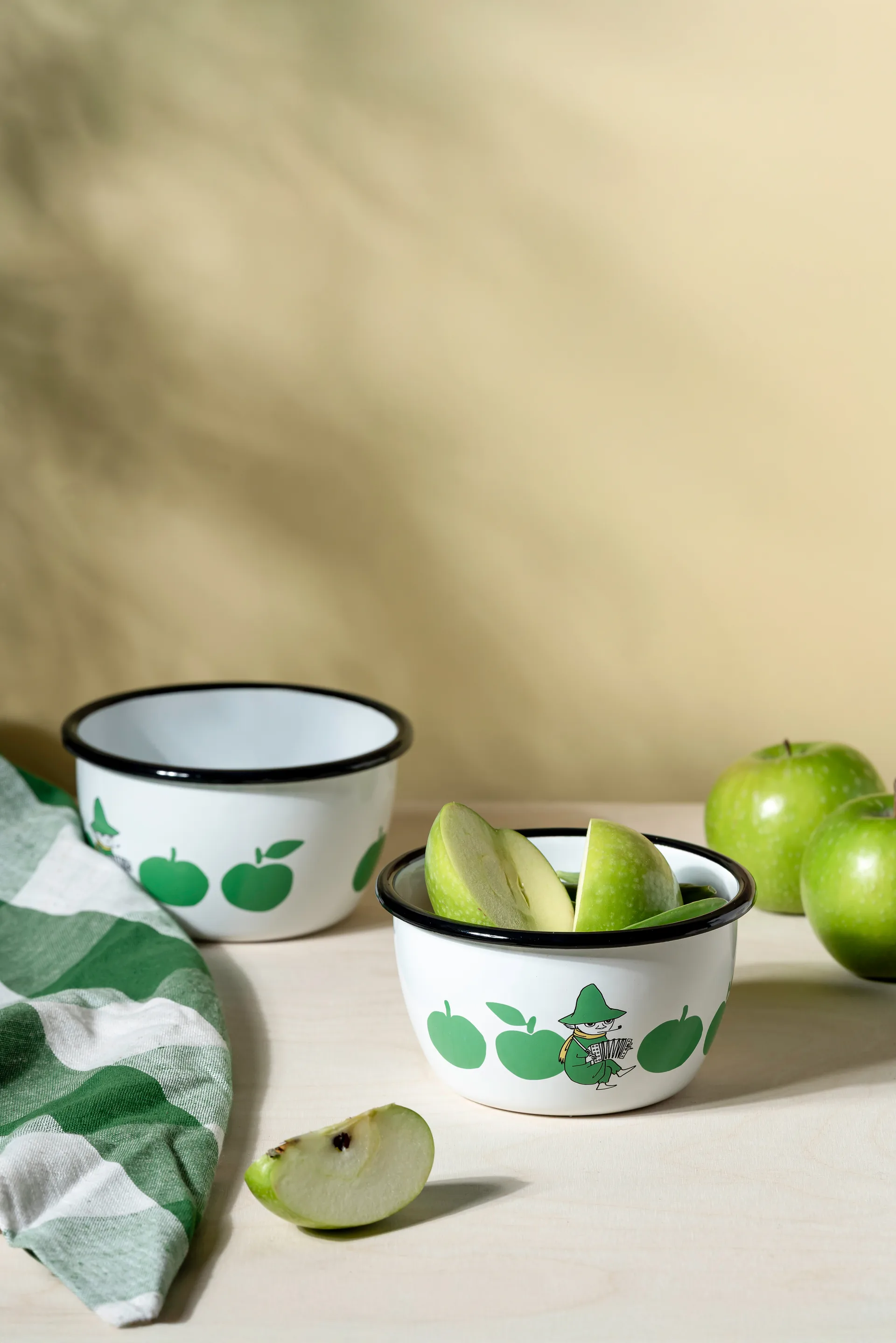 Moomin Emailleschale 60 cl, Joyfull Apples Muurla
