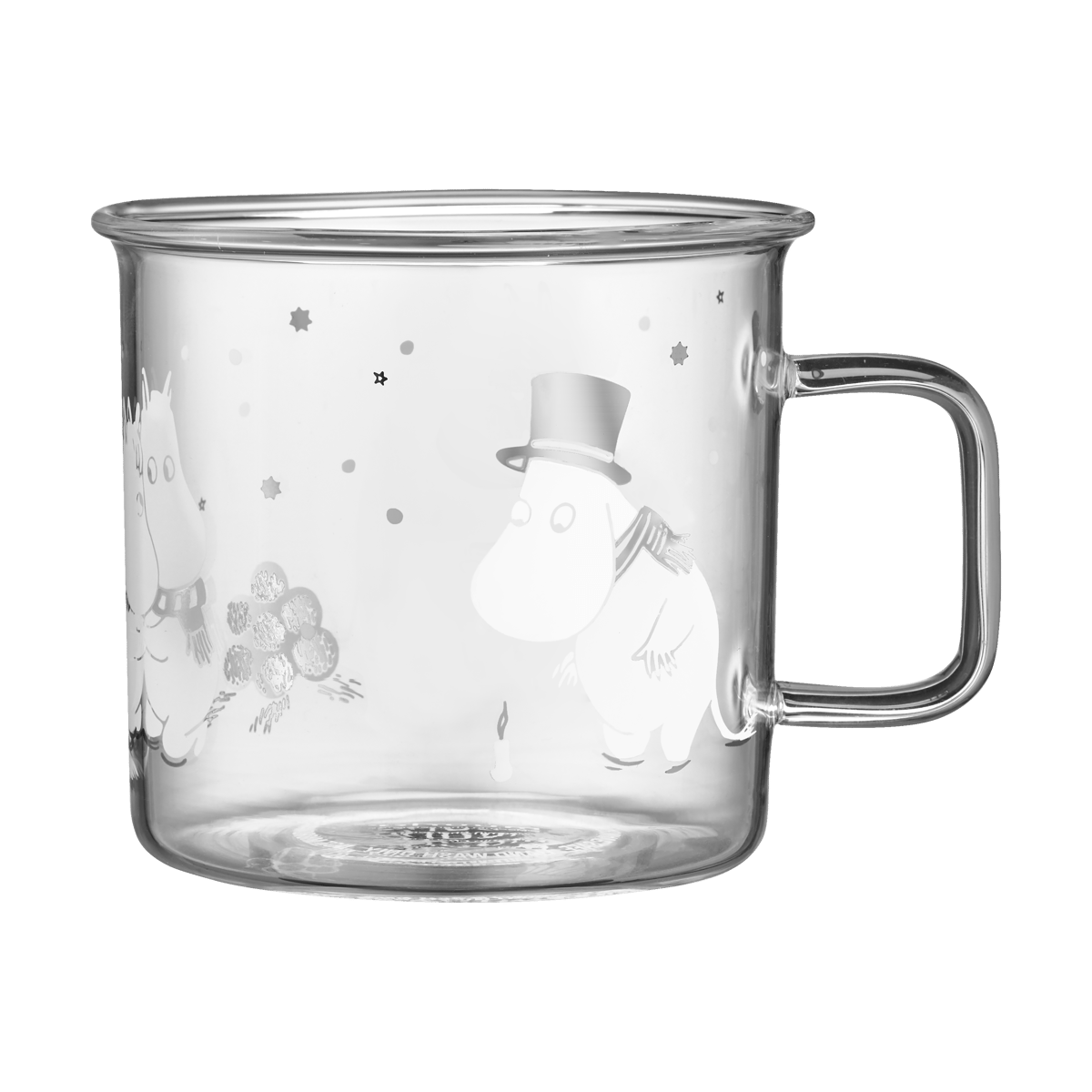 Muurla Moomin Glastasse 35 cl Let it snow