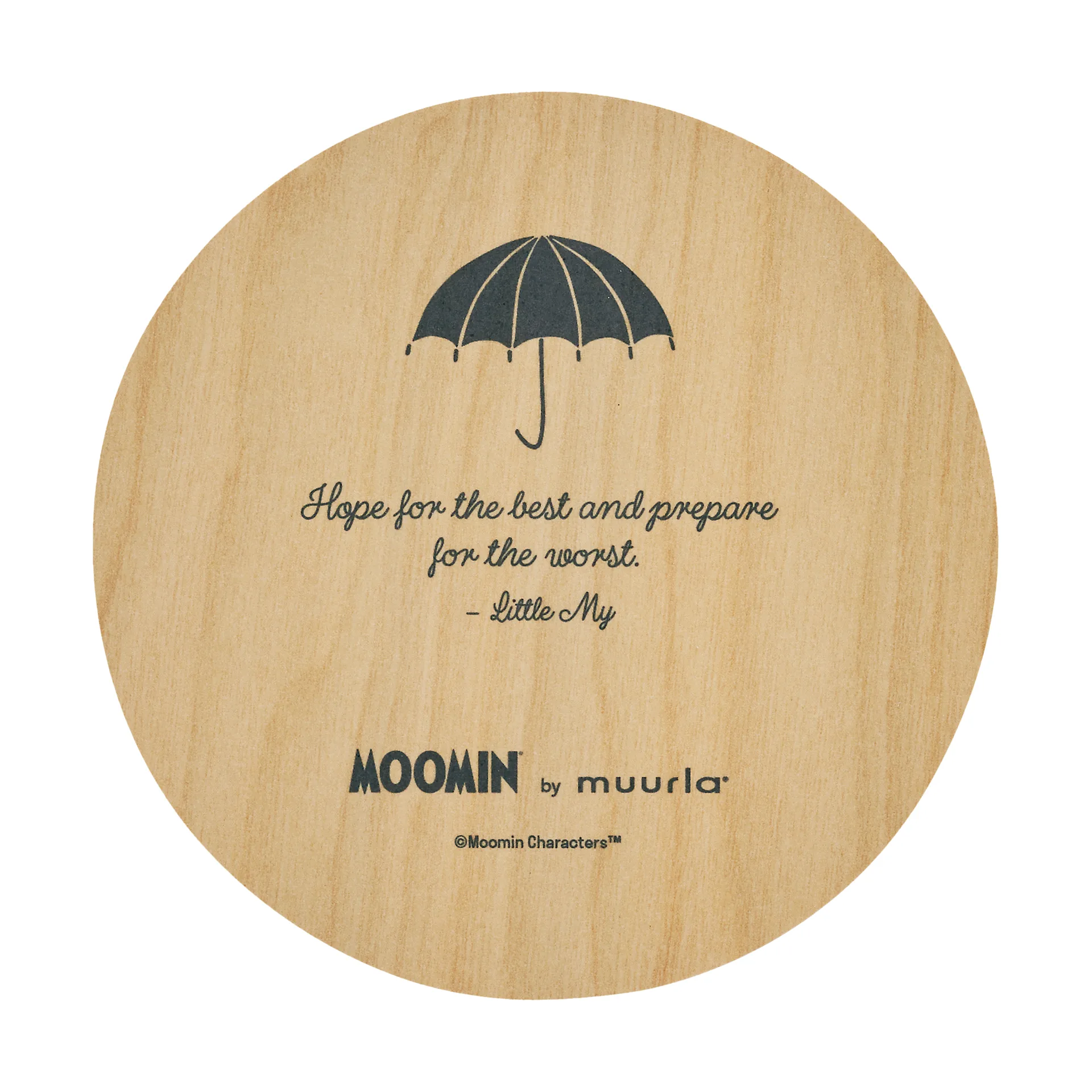 Moomin Glasuntersetzer Ø10 cm, Little My Muurla