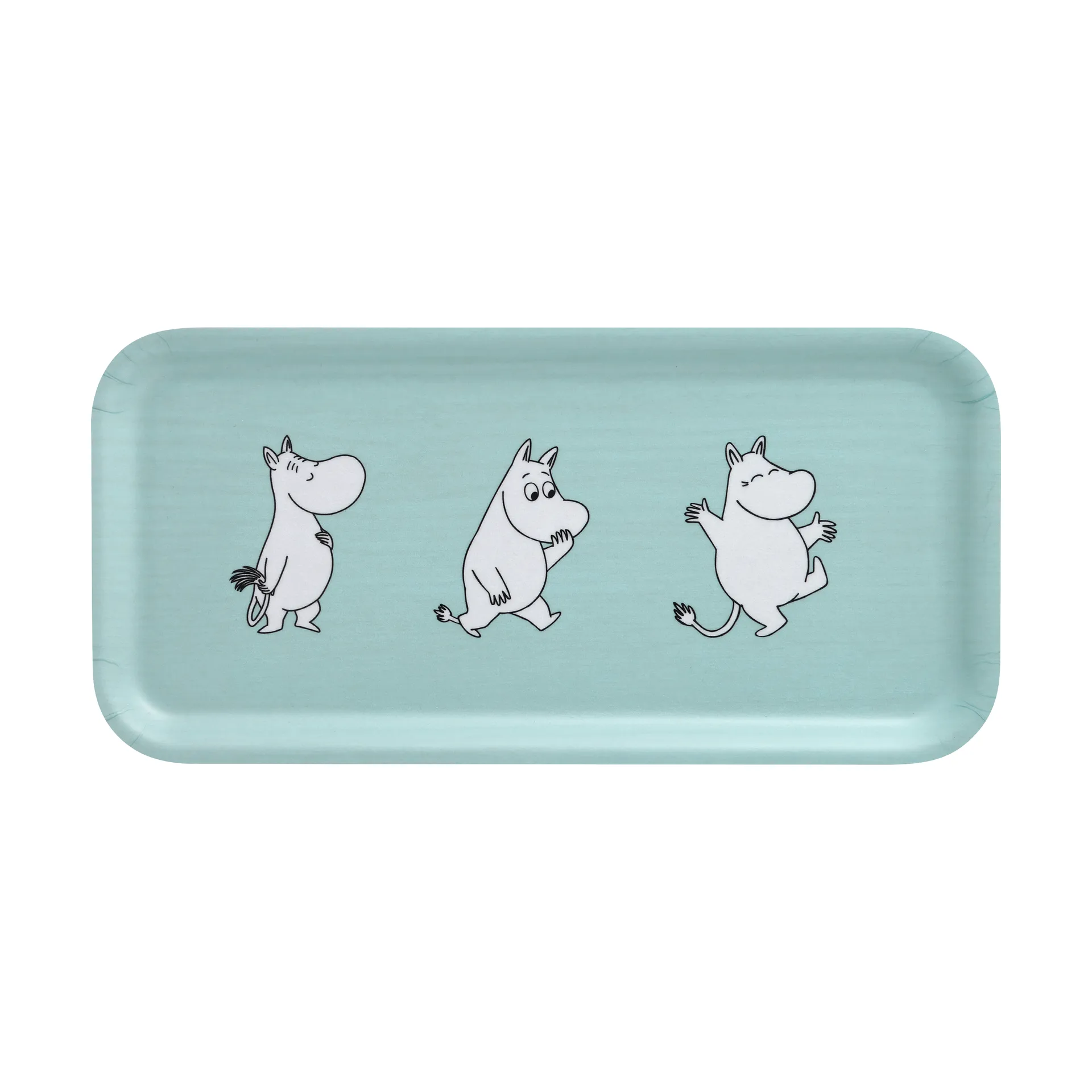 Moomin Tablett 13x27 cm, Retro Moomin Muurla