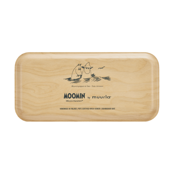 Moomin Tablett 13x27 cm - The pier - Muurla
