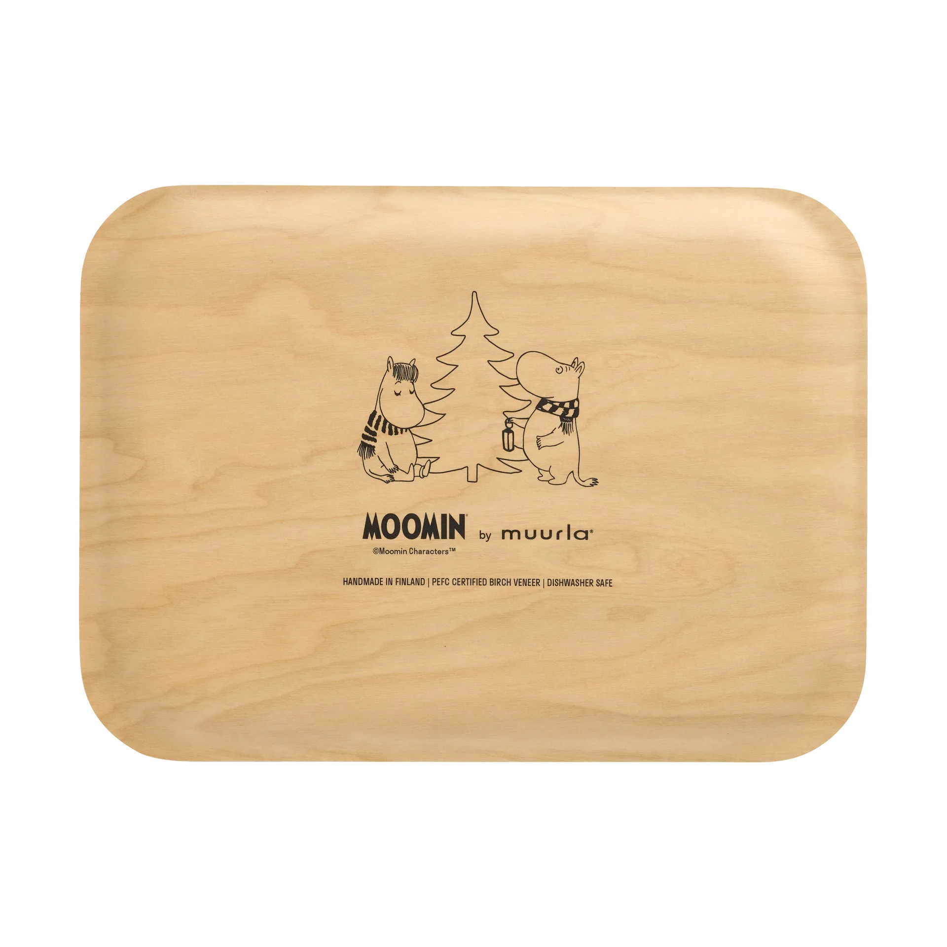 Moomin Tablett 20x27 cm, Snowfall Muurla