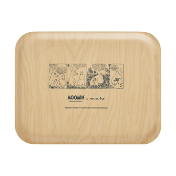 Moomin Tablett 28x36 cm - Flower field - Muurla