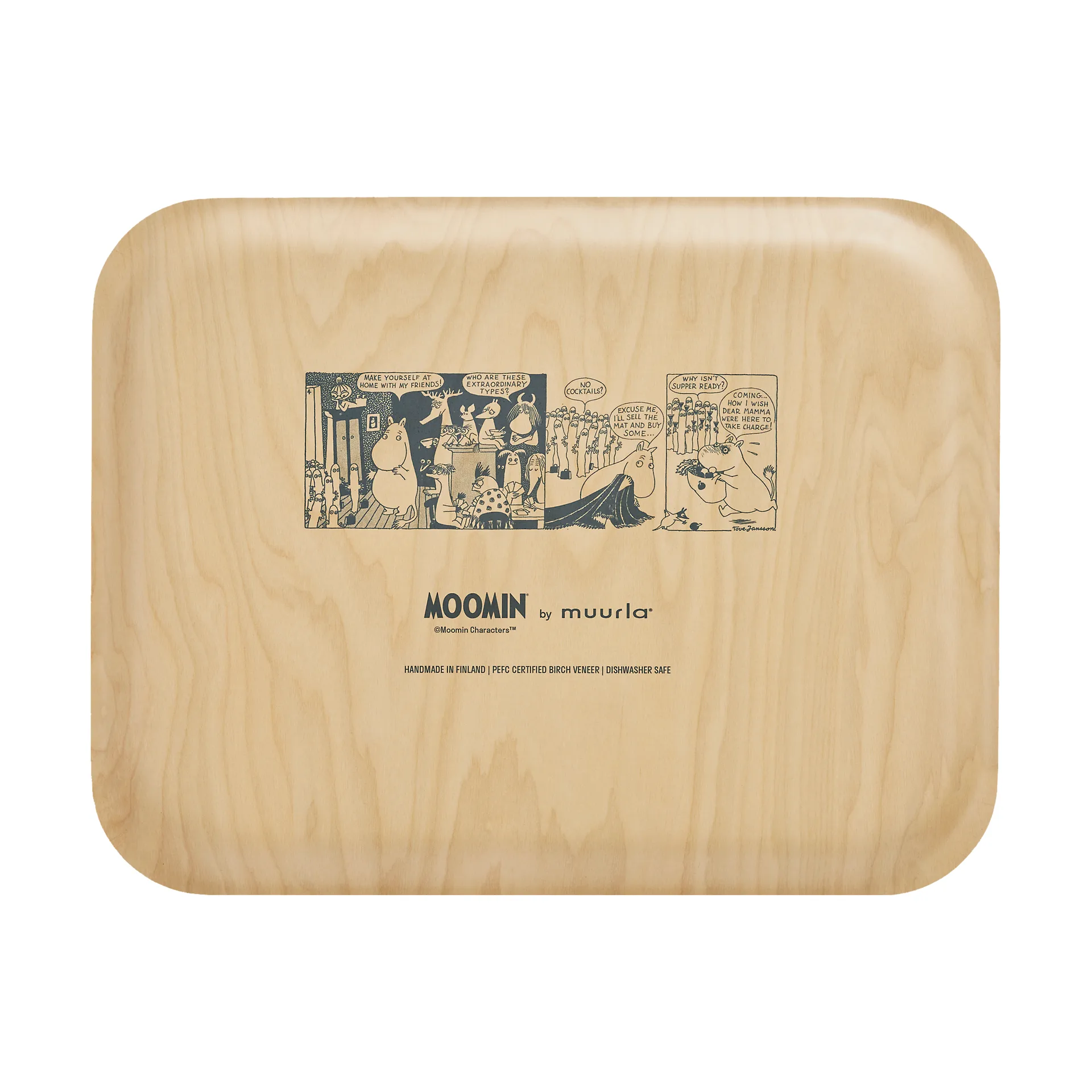 Moomin Tablett 28x36 cm, Room for all Muurla
