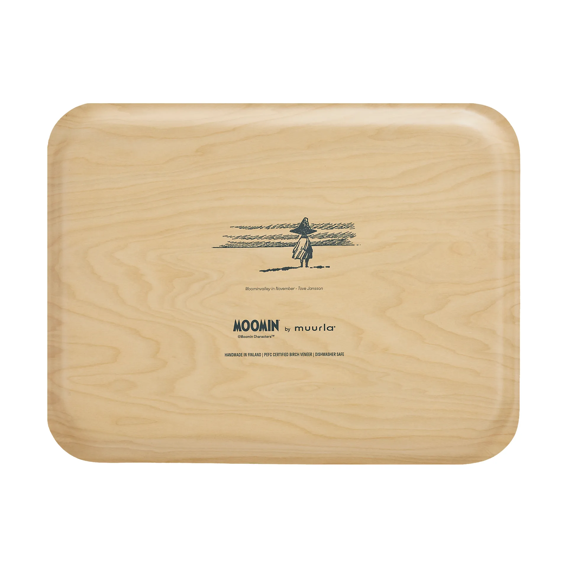 Moomin Tablett 32x42 cm, Finnish Moominvalley map Muurla