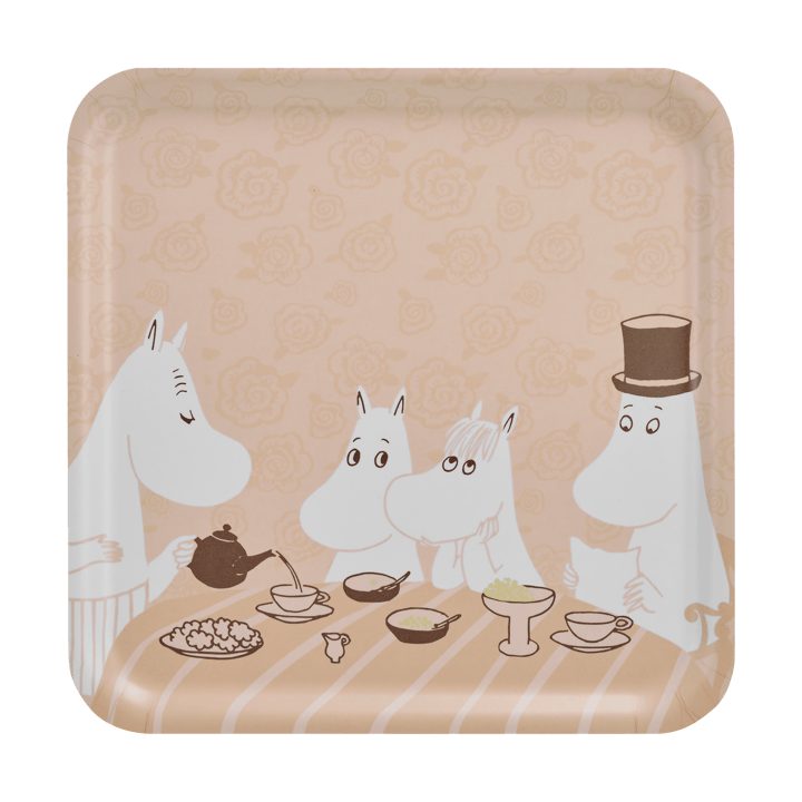 Moomin Tablett 33x33 cm - Coffee time - Muurla