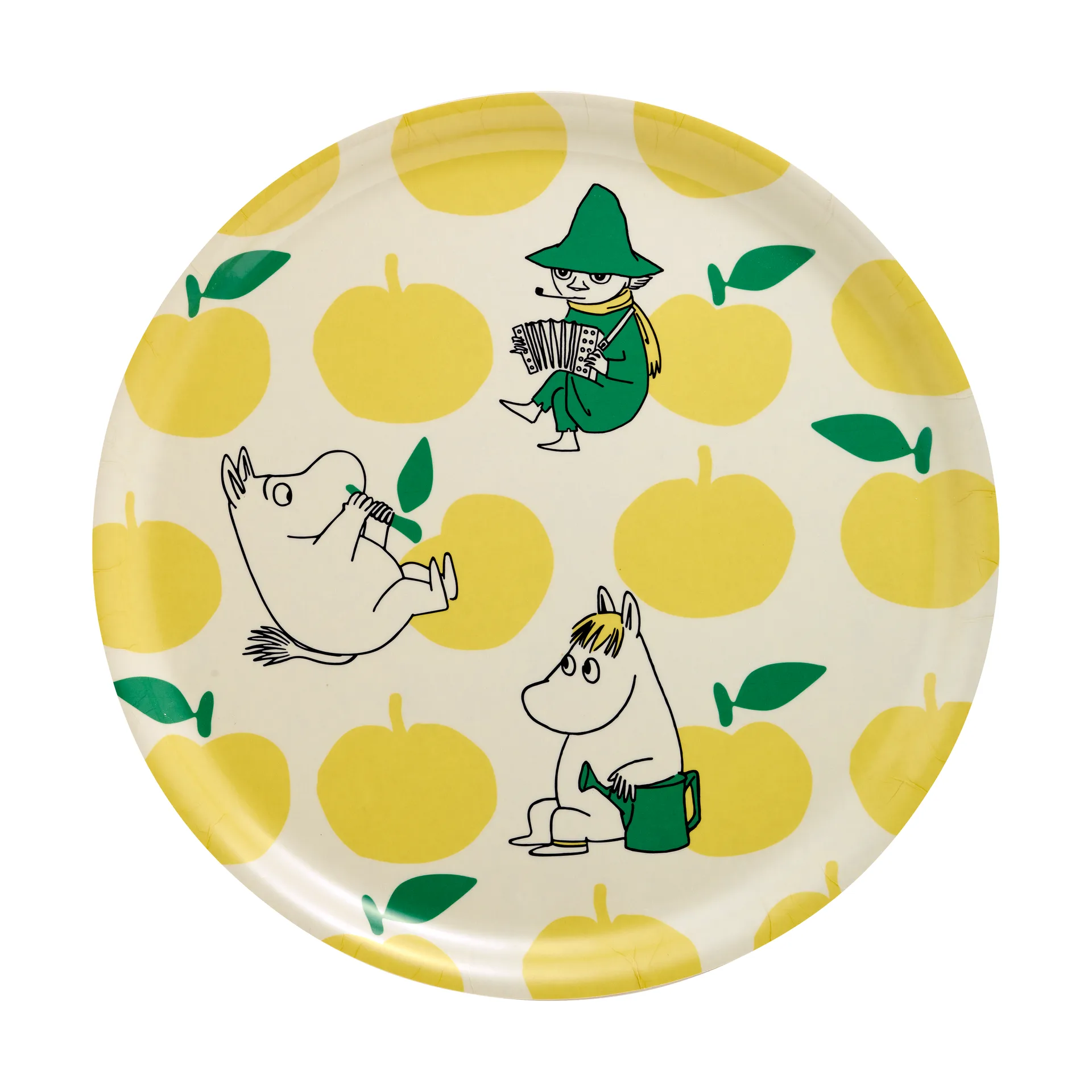 Moomin Tablett Ø35 cm, Joyfull Apples Muurla