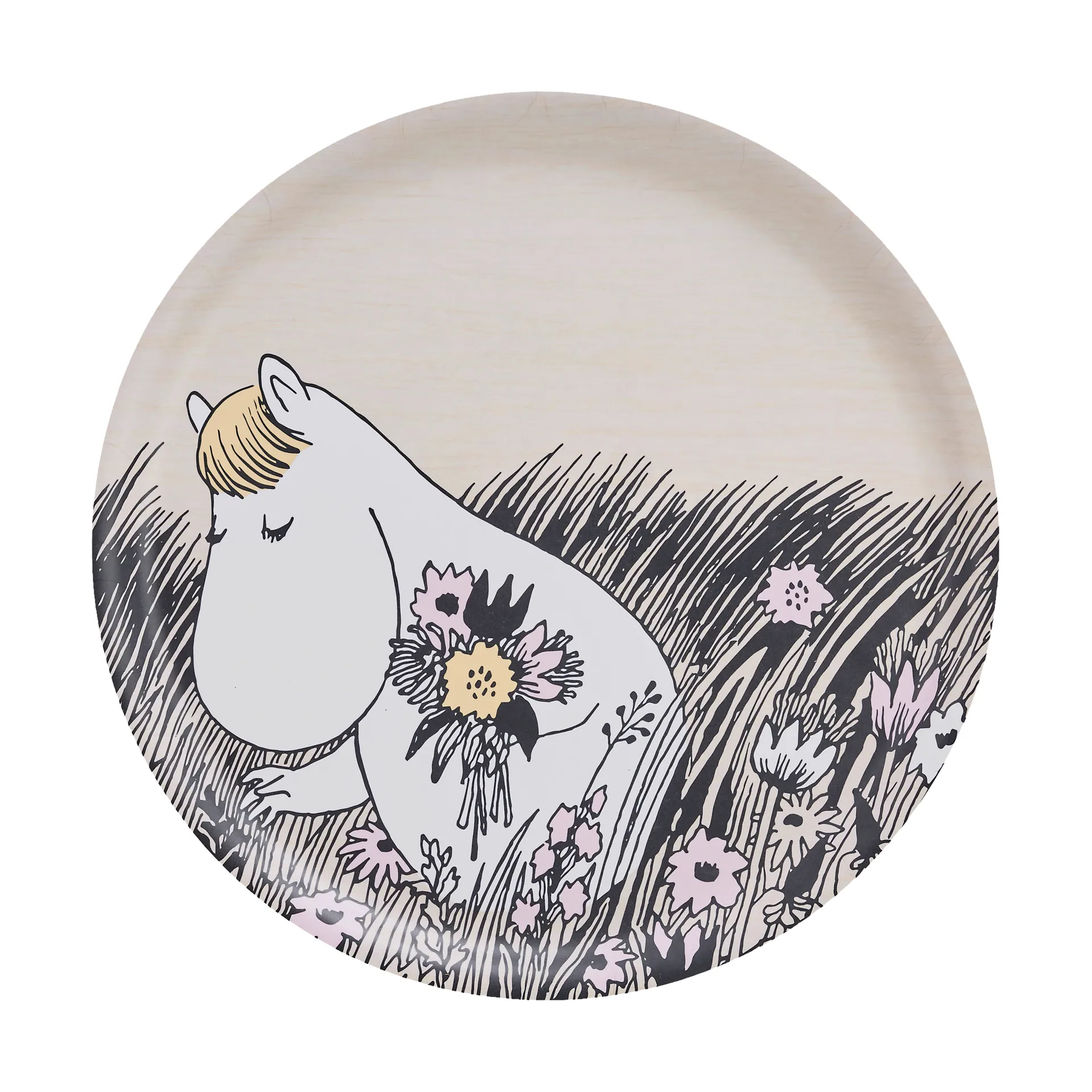 Moomin Tablett Ø35 cm, Summer night Muurla