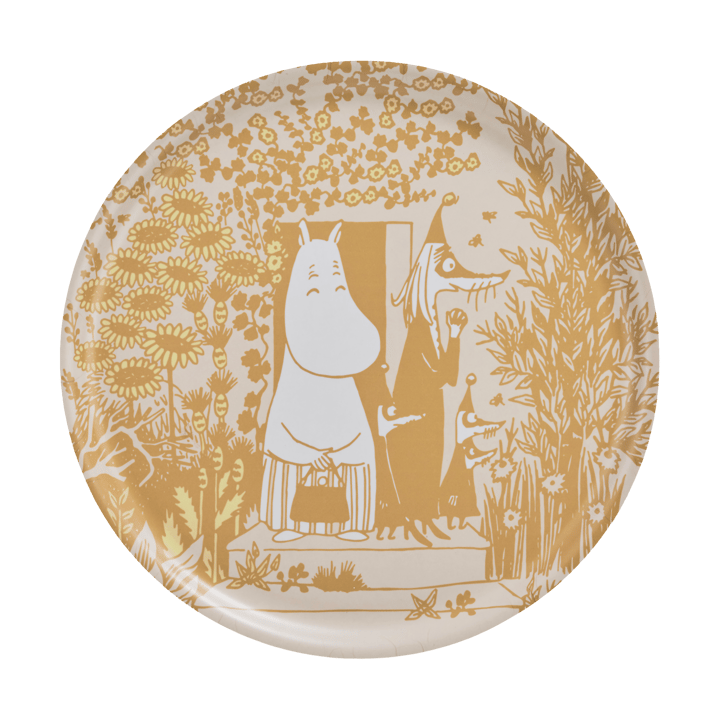 Moomin Tablett Ø40 cm - Wild garden - Muurla