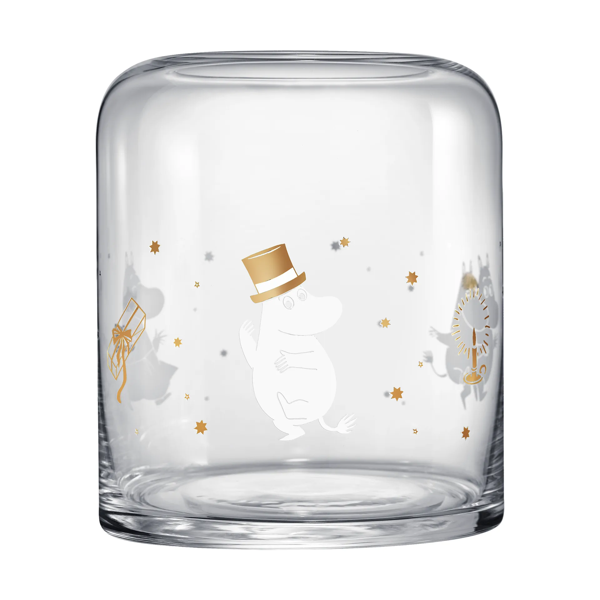 Moomin Windlicht 18 cm, Sparkling stars Muurla
