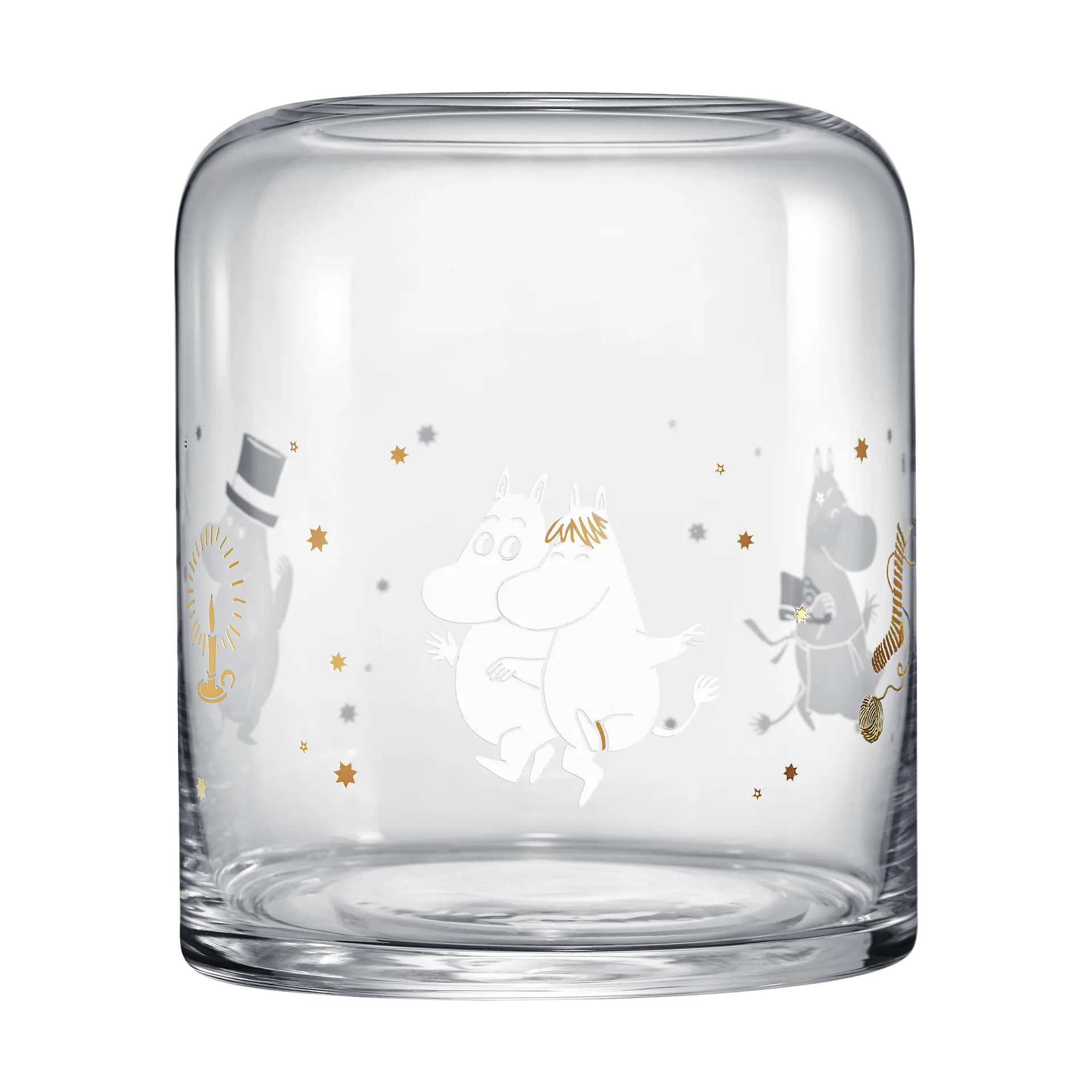 Moomin Windlicht 18 cm, Sparkling stars Muurla