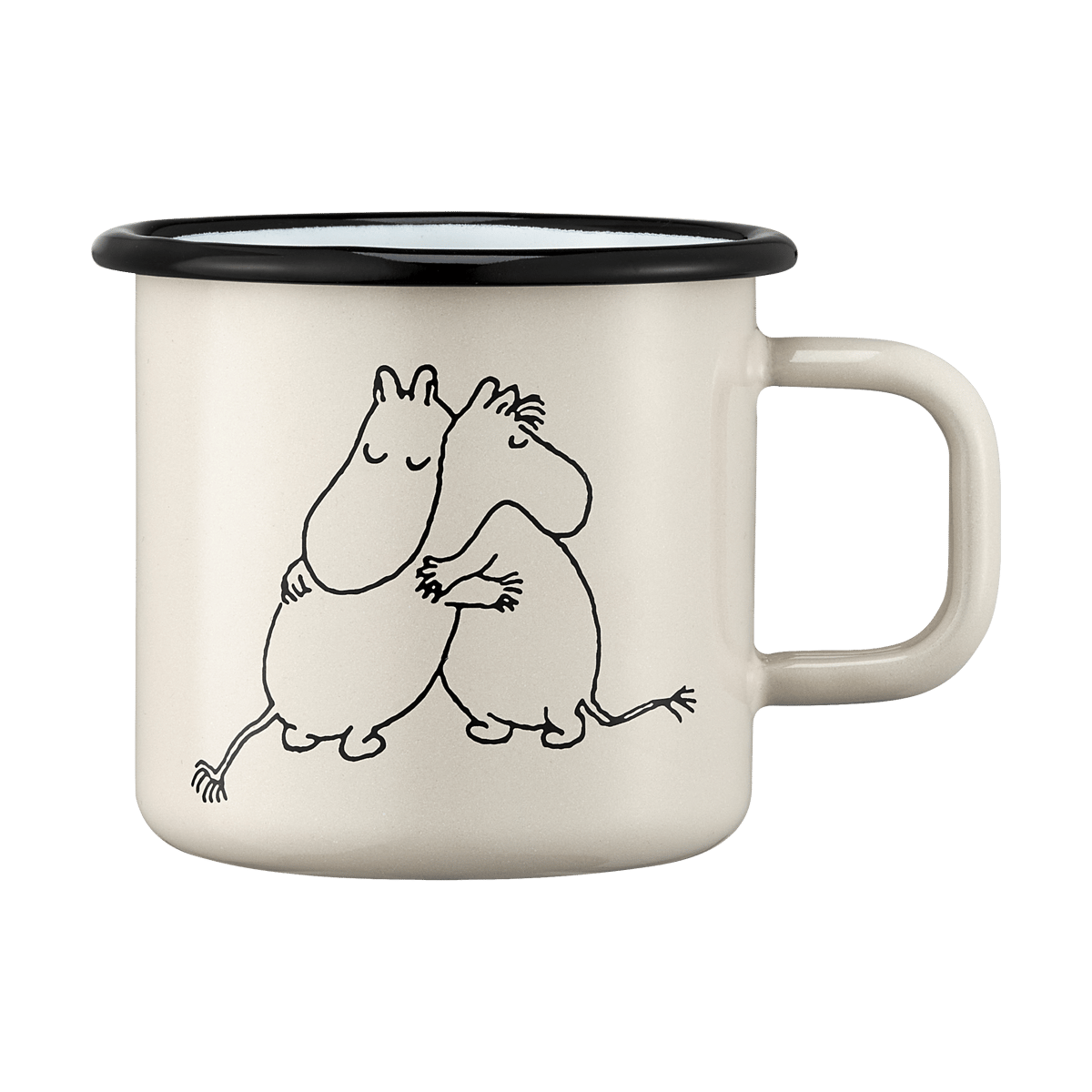Muurla Mumin 80 Emaillebecher 37 cl Weiß