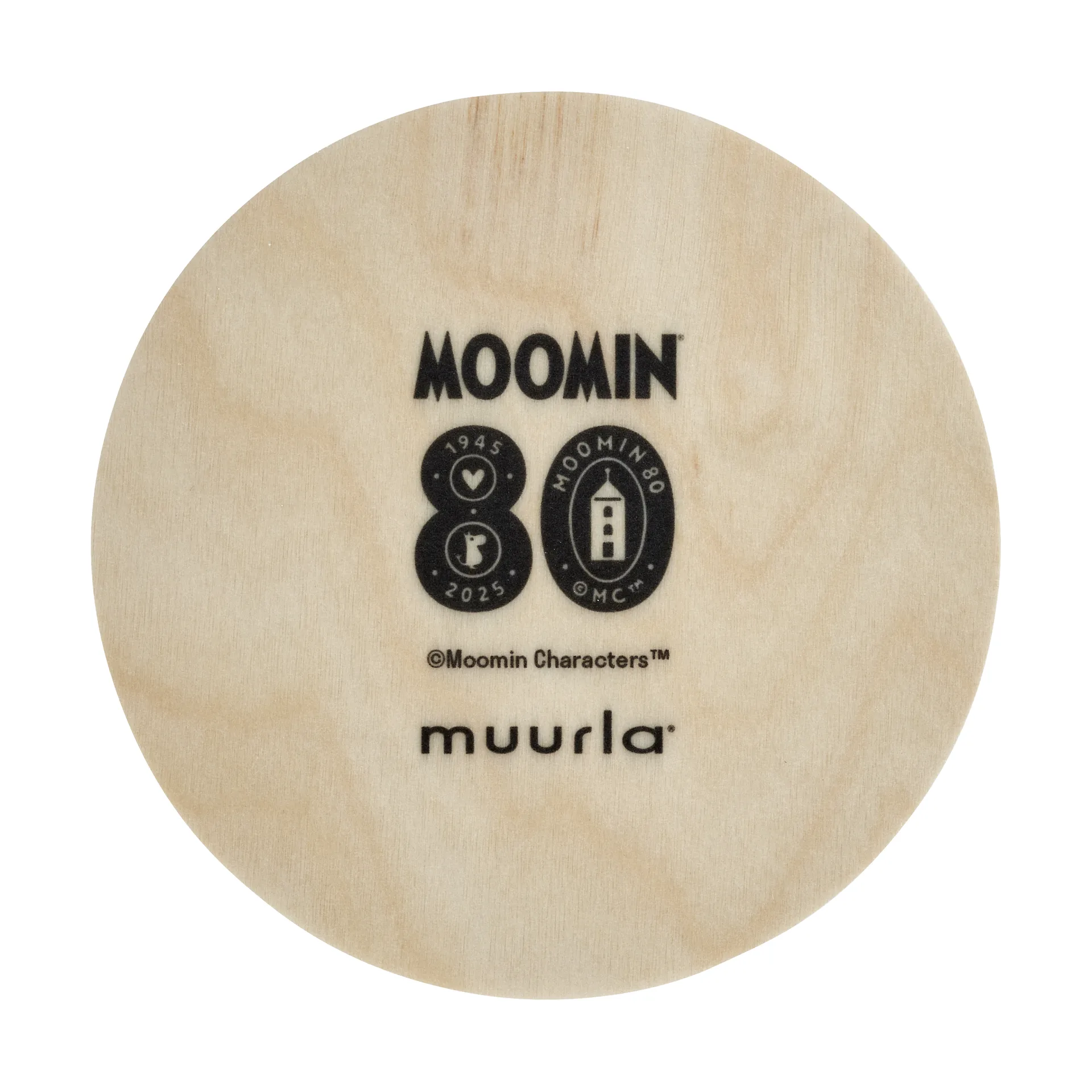 Mumin 80 Glasuntersetzer Ø11 cm 4er-Pack, Multi Muurla