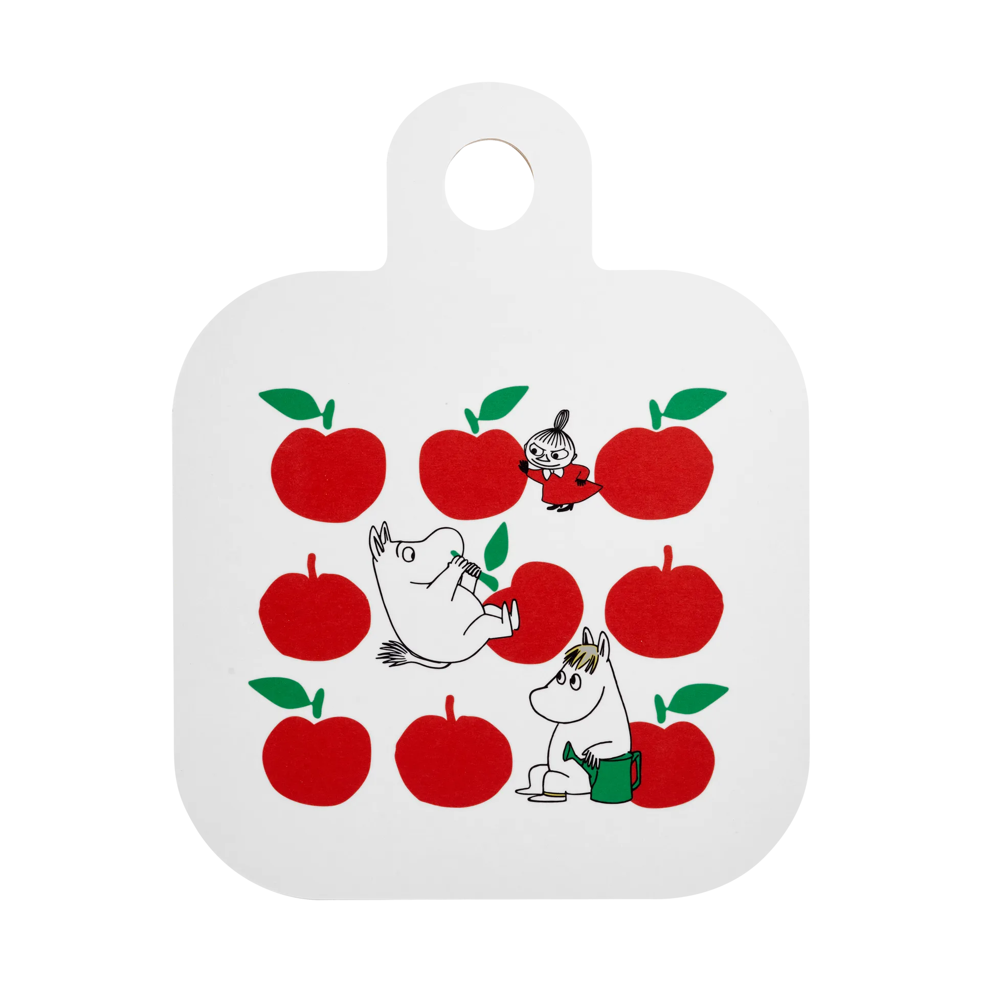 Mumin Chop & Serve Schneidebrett 25x32 cm, Joyfull Apples Muurla
