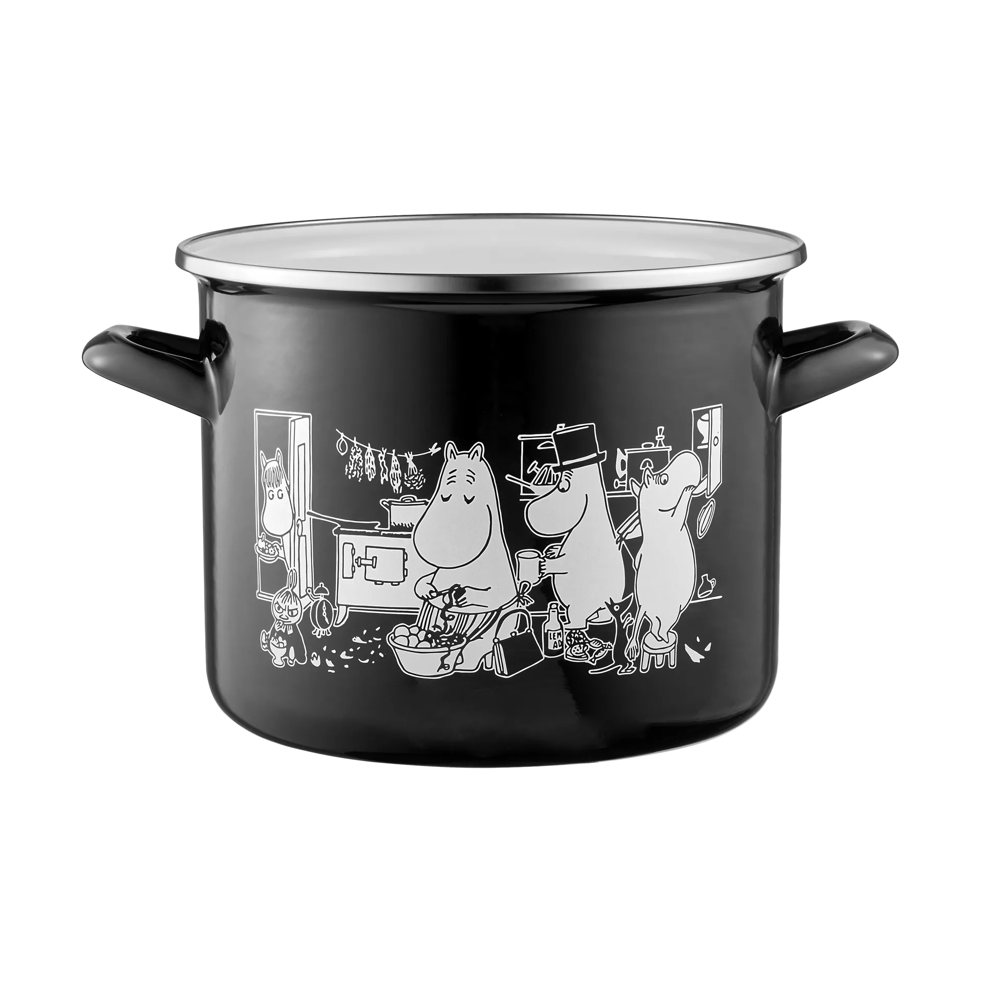 Mumin Emaille-Topf hoher Deckel 3,5 L, Die Küche Muurla