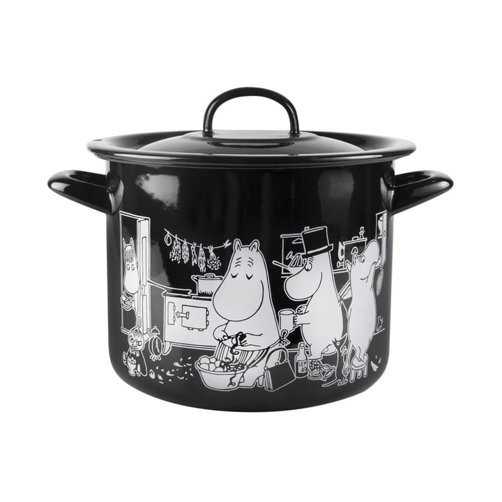 Mumin Emaille-Topf mit Deckel, 3,5 L Muurla