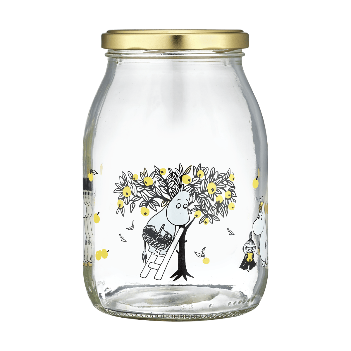Muurla Mumin Glasbehälter 1 L Apples