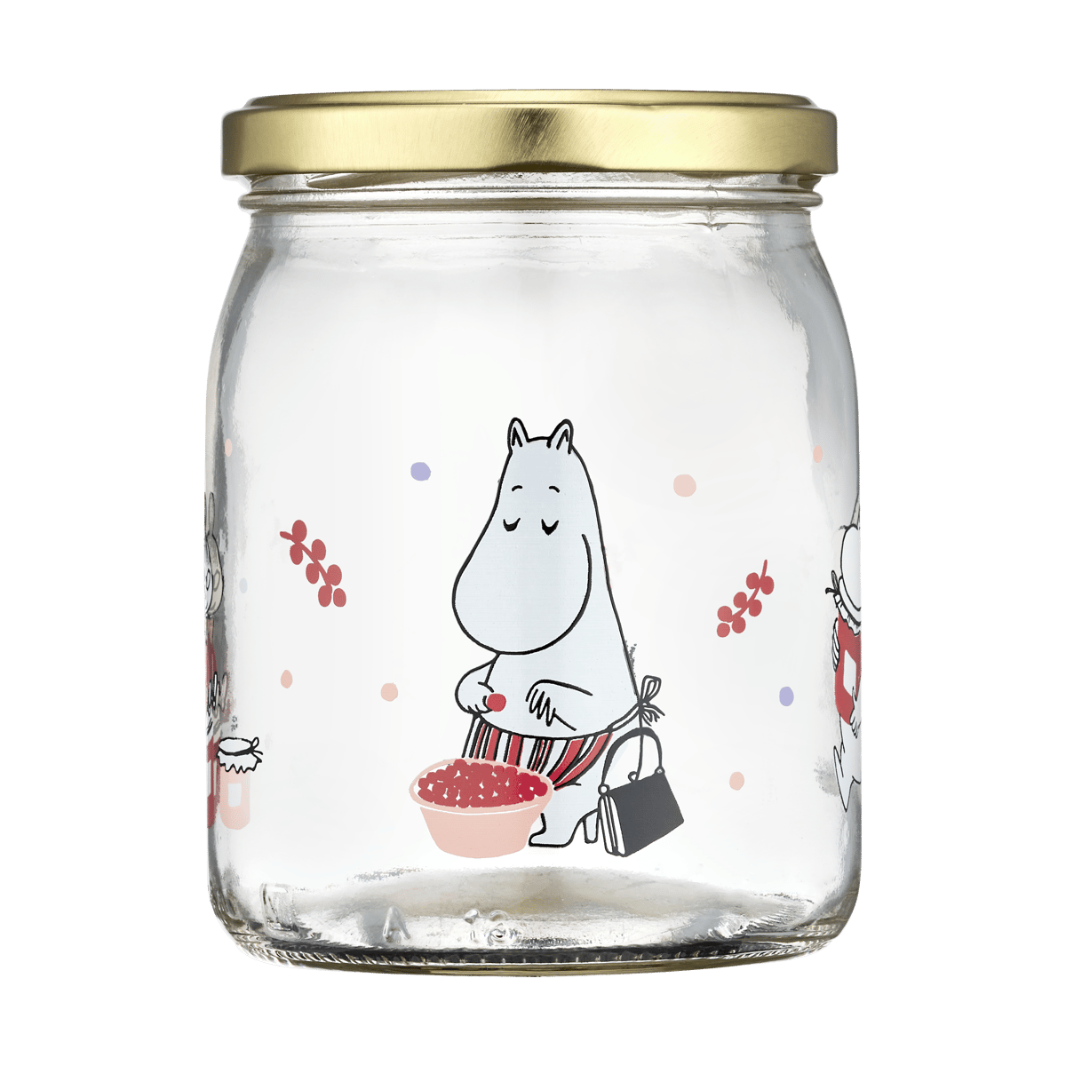Muurla Mumin Glasbehälter 50 cm Berries