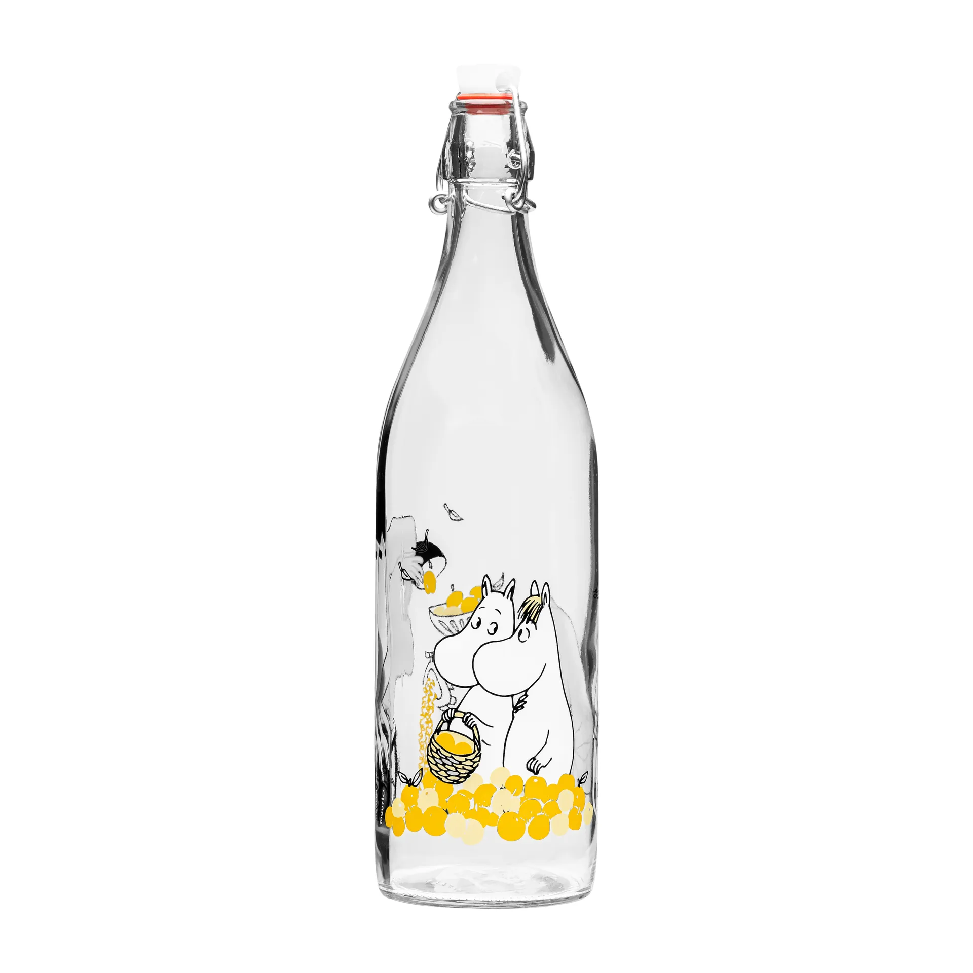 Mumin Glasflasche 1 L, Fruits Muurla