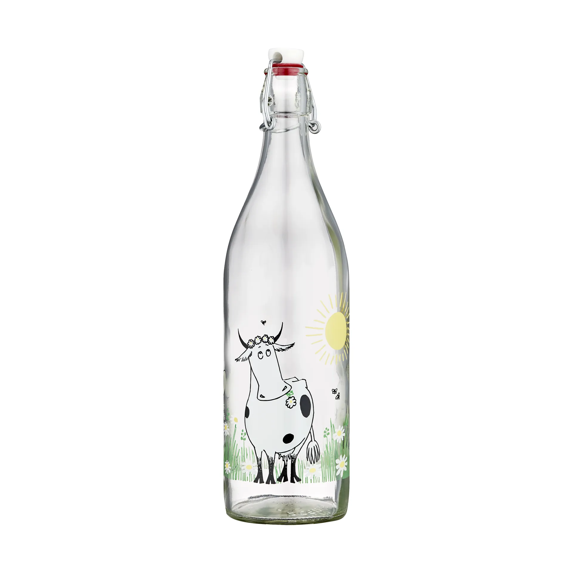 Mumin Glasflasche 1 L, Meadow Muurla