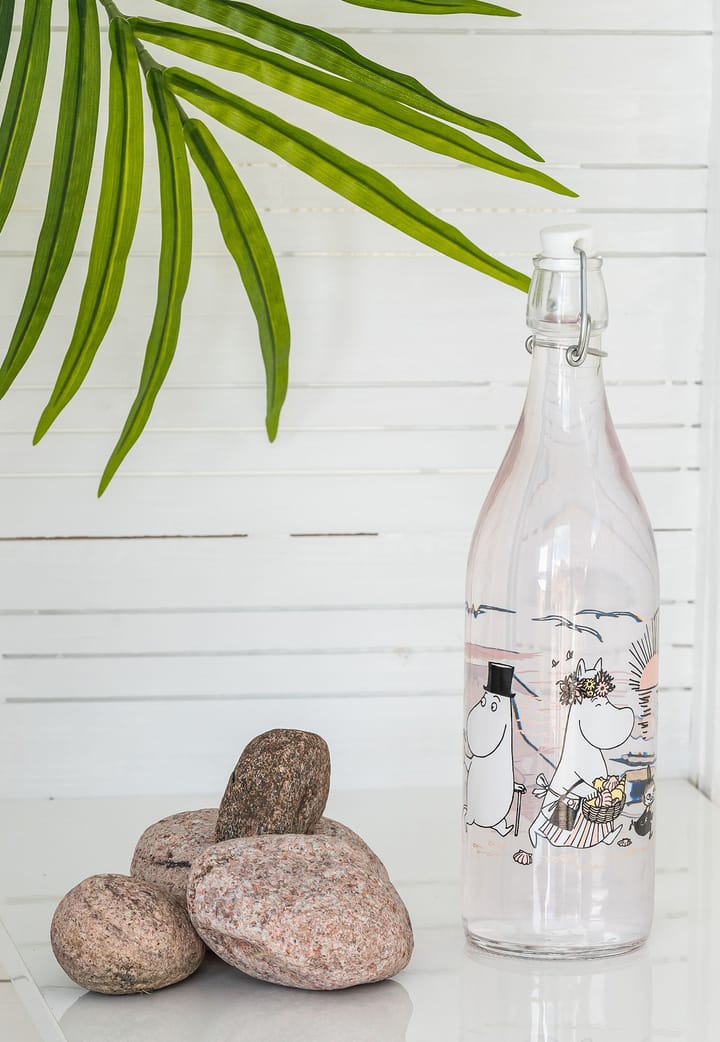 Mumin Glasflasche 1 l - The Beach - Muurla