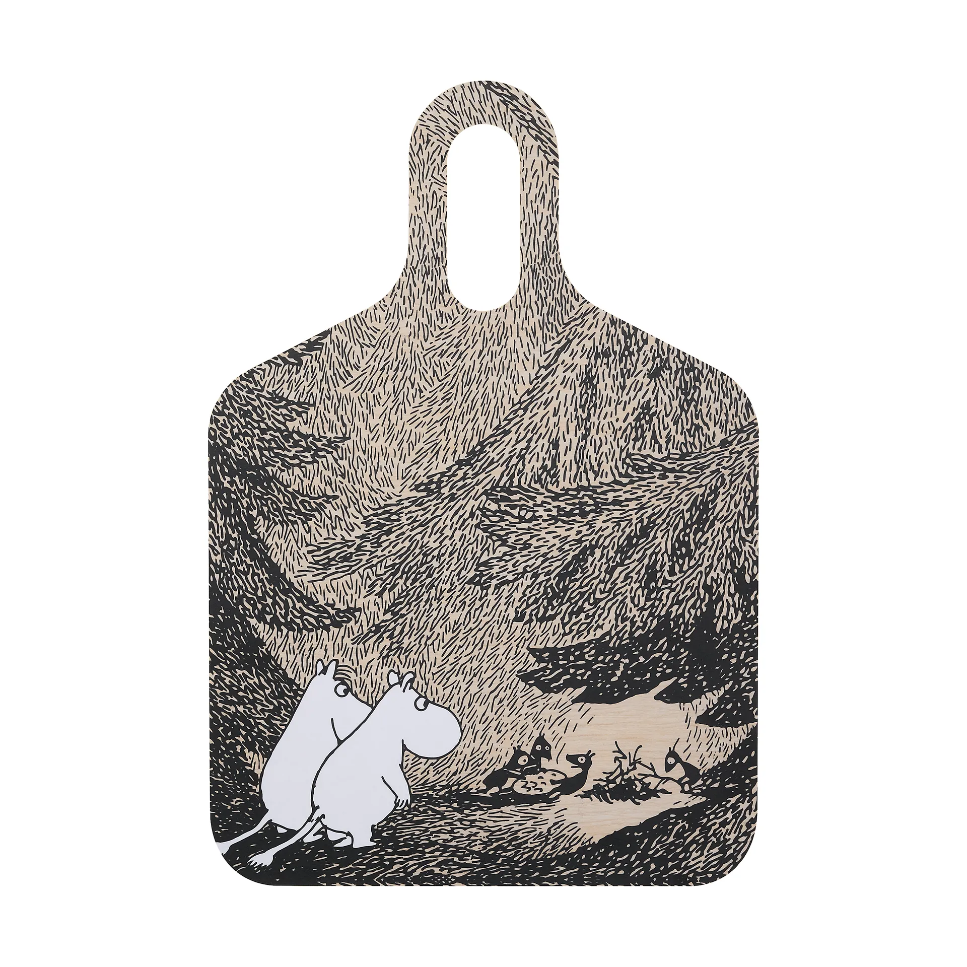 Mumin Originals Chop & Serve 30x44 cm, The Pond Muurla