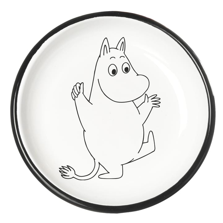 Mumin Retro Emailleteller 18cm, Mumin Muurla