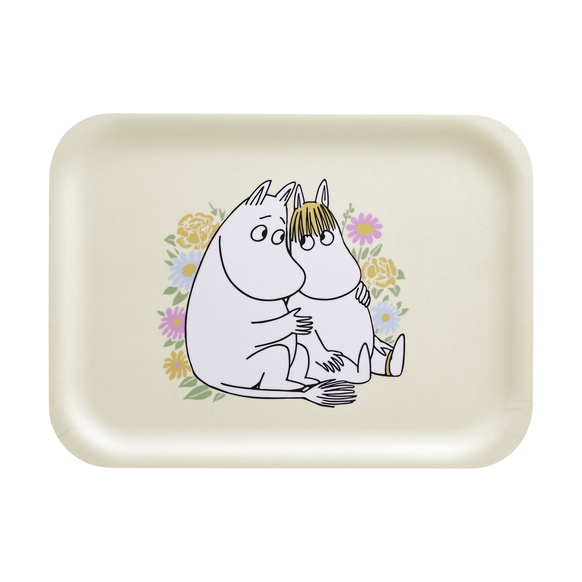 Muurla Mumin Tablett 20x27 cm Flowers
