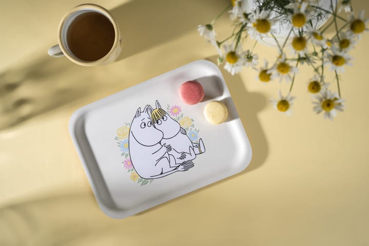 Mumin Tablett 20x27 cm, Flowers Muurla