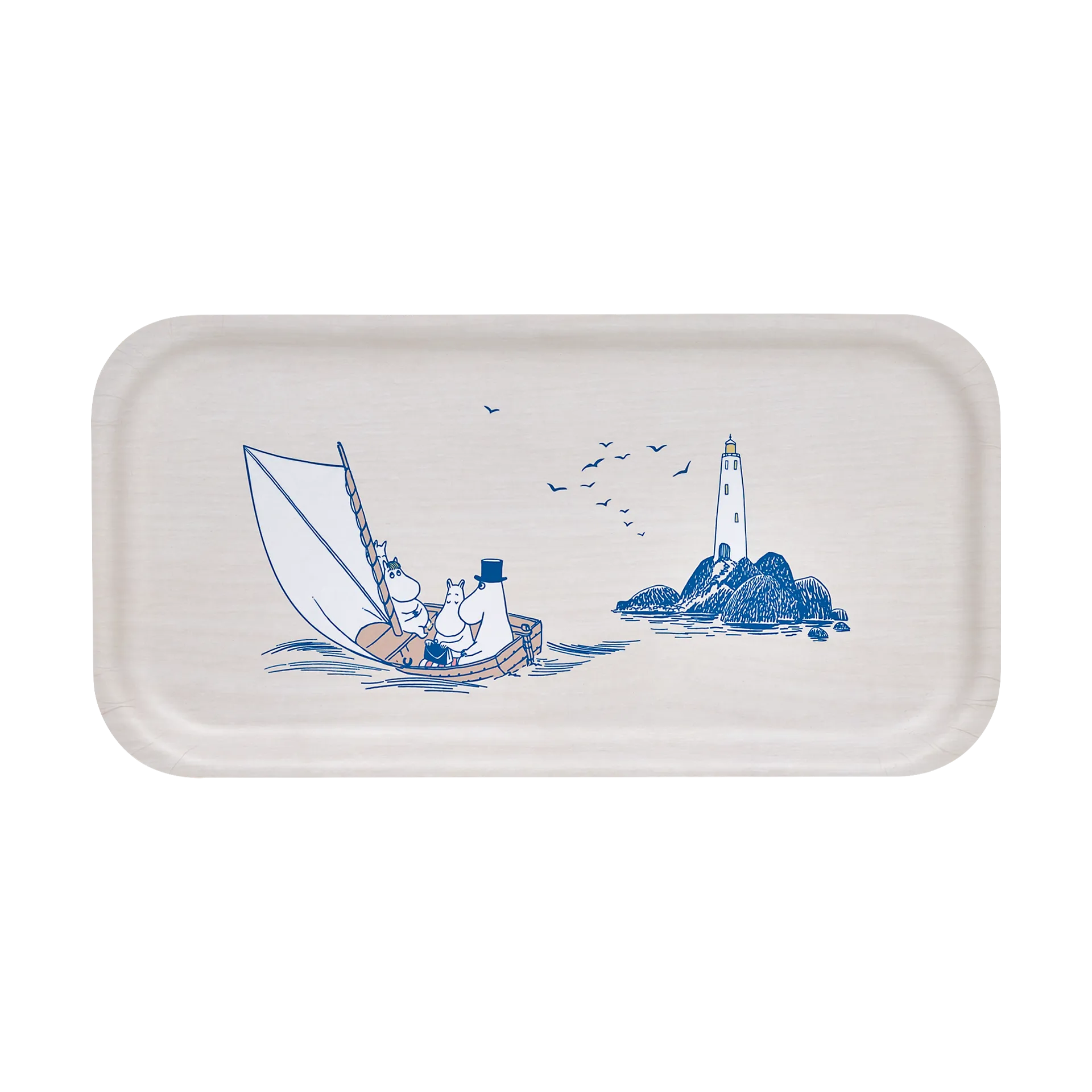 Mumin Tablett 22x43 cm, Sailors Muurla