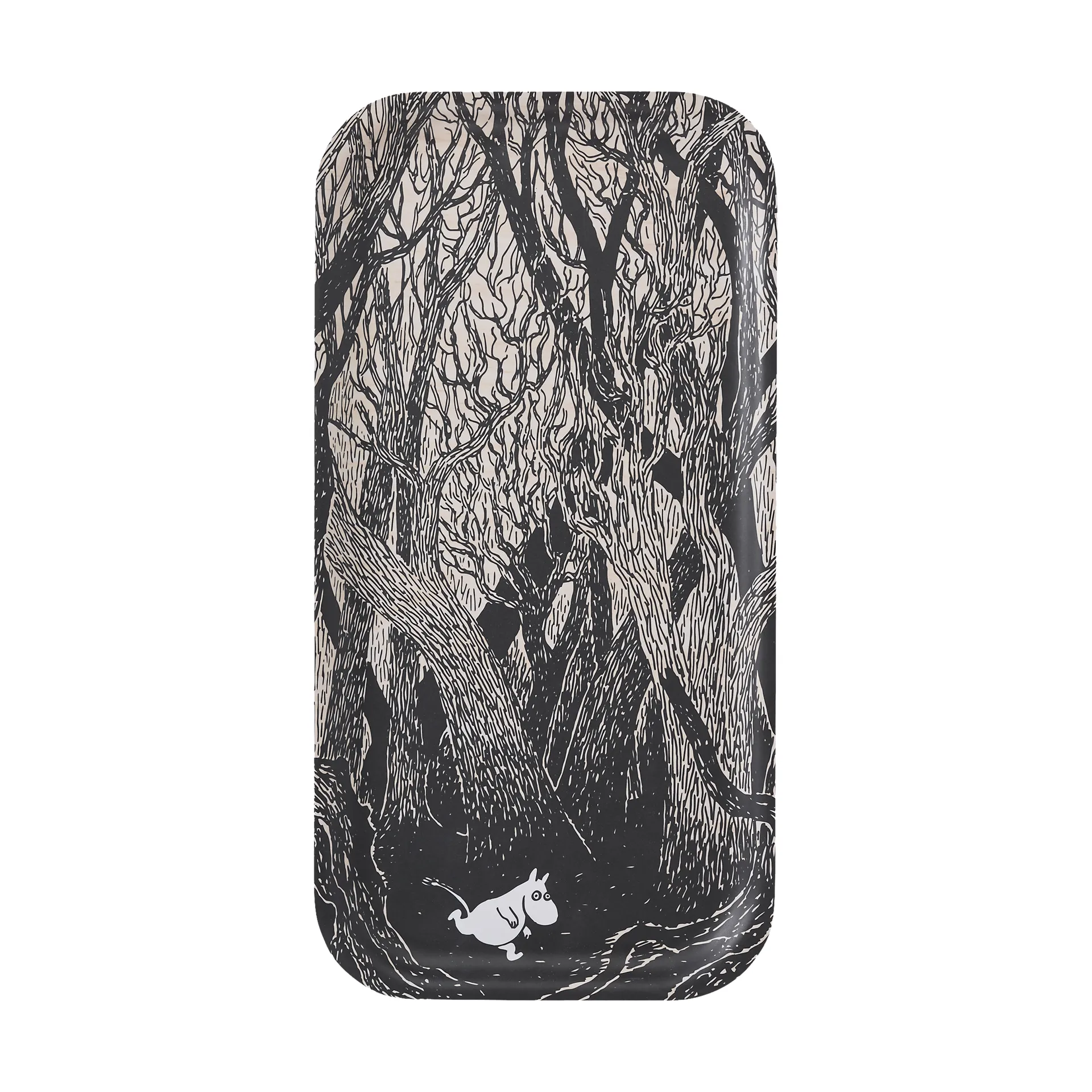 Mumin Tablett 22x43 cm, The rush Muurla