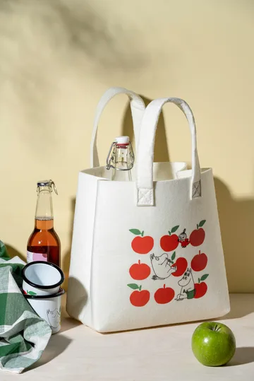 Mumin Tote Bag Tasche 25x25 cm - Joyfull Apples - Muurla