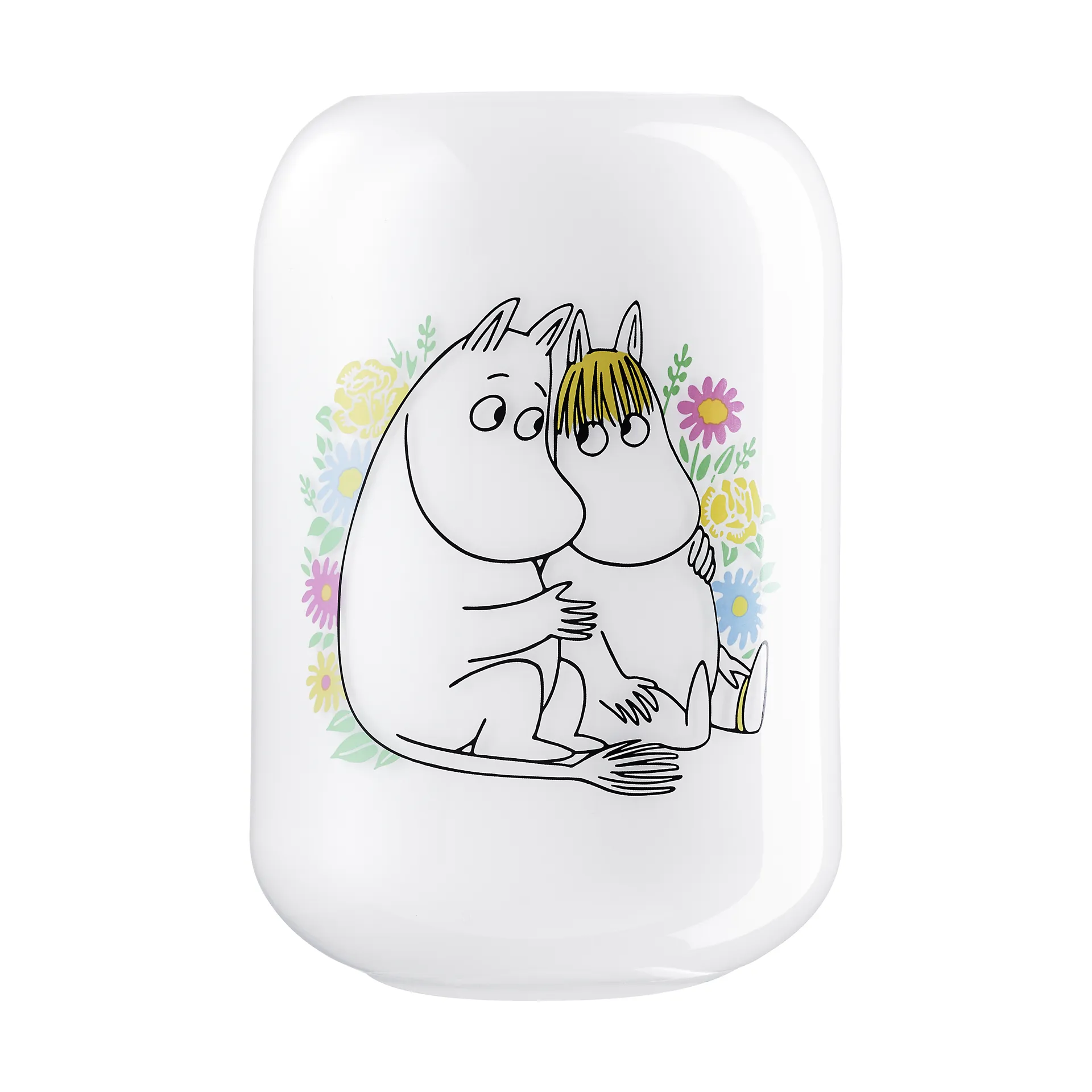 Mumin Vase 19 cm, Flowers Muurla