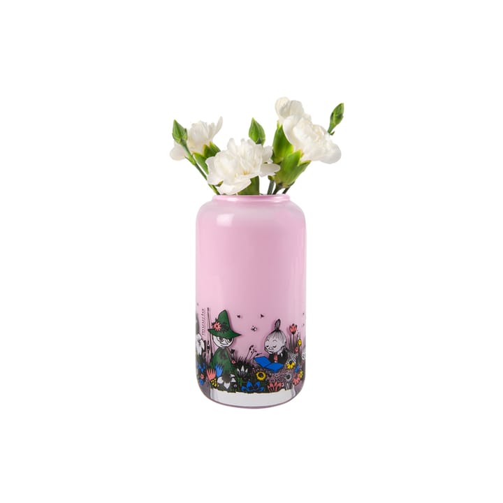 Mumin Vase klein - Rosa - Muurla