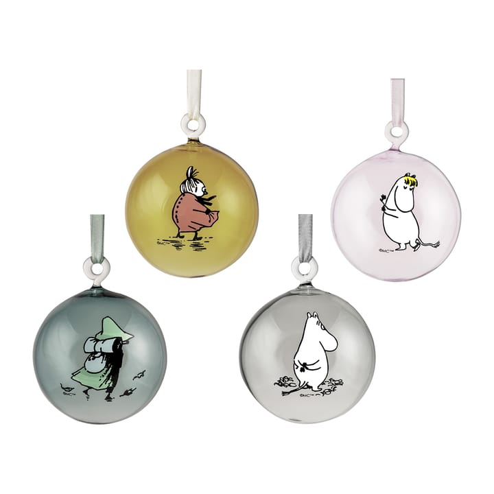 Mumin Weihnachtskugel 4-teilig, Multi Muurla