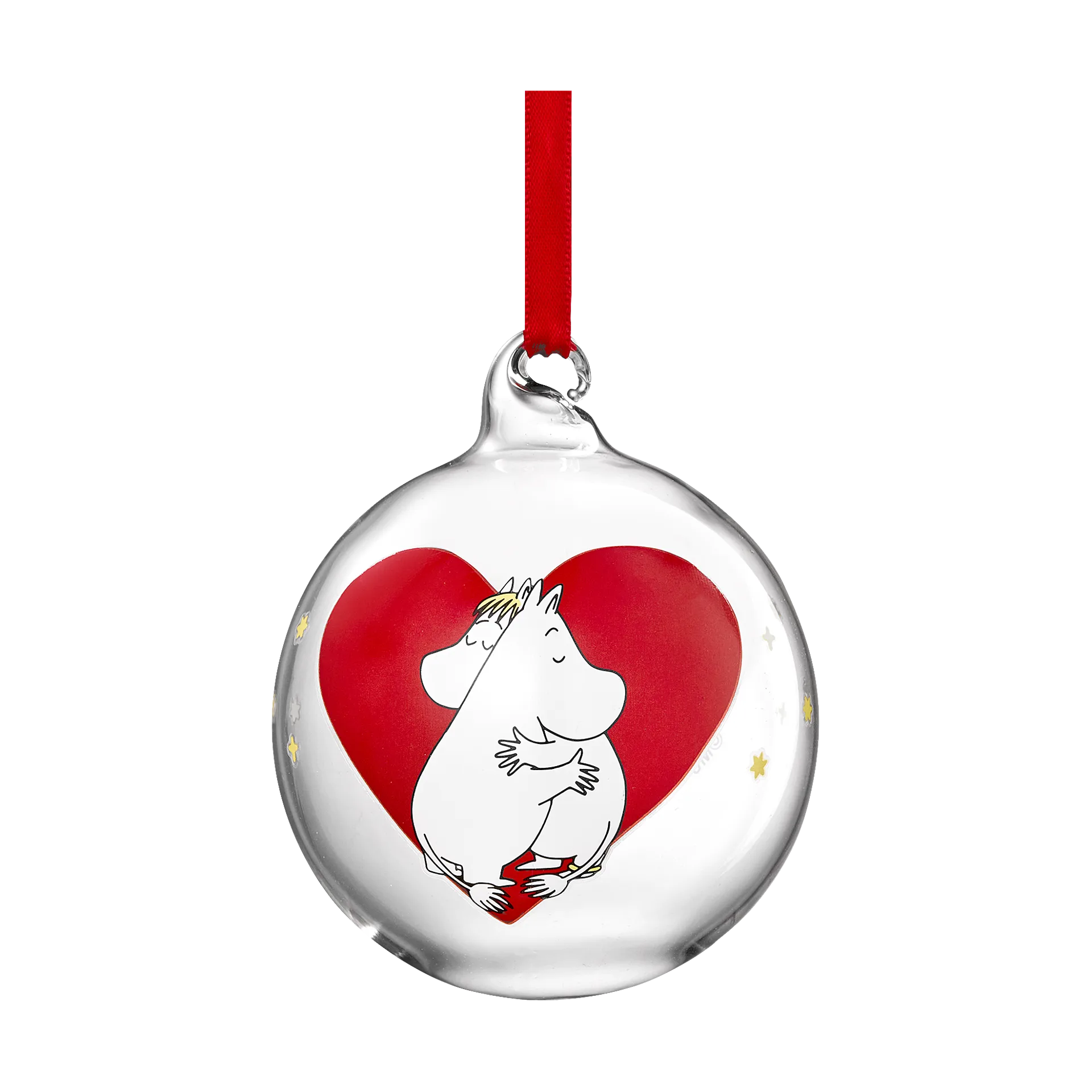 Mumin Weihnachtskugel Ø7cm, Heart Muurla