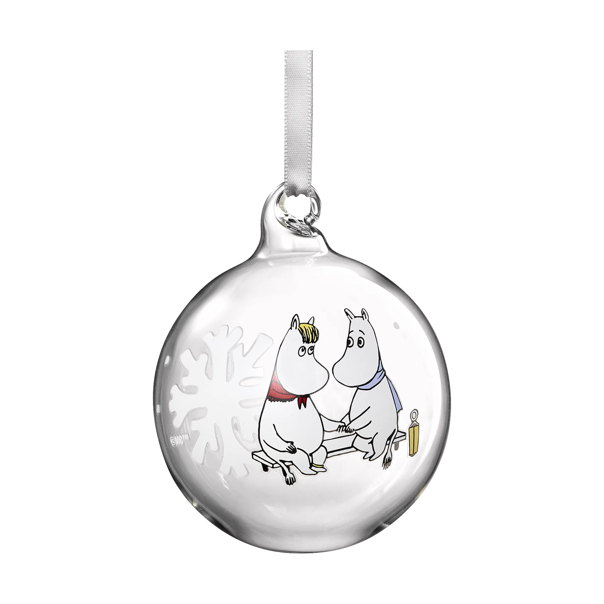 Mumin Weihnachtskugel Ø7cm, Snowflake Muurla