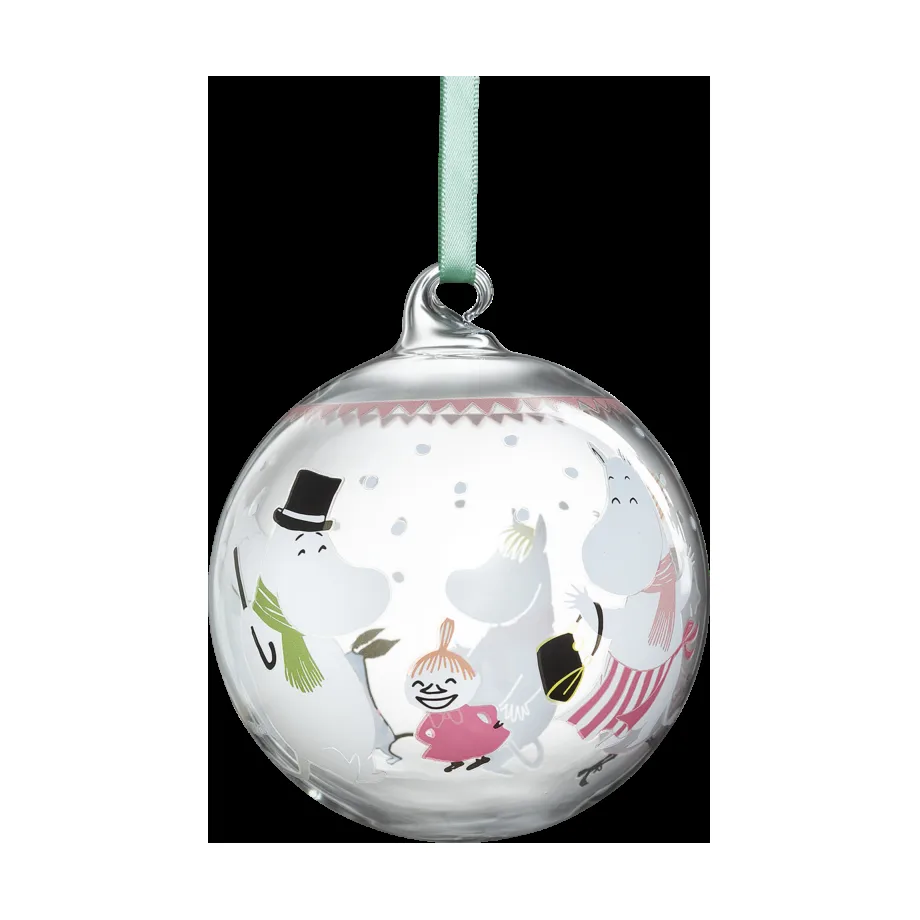 Muurla Mumin Weihnachtskugel Ø9cm Festive spirits