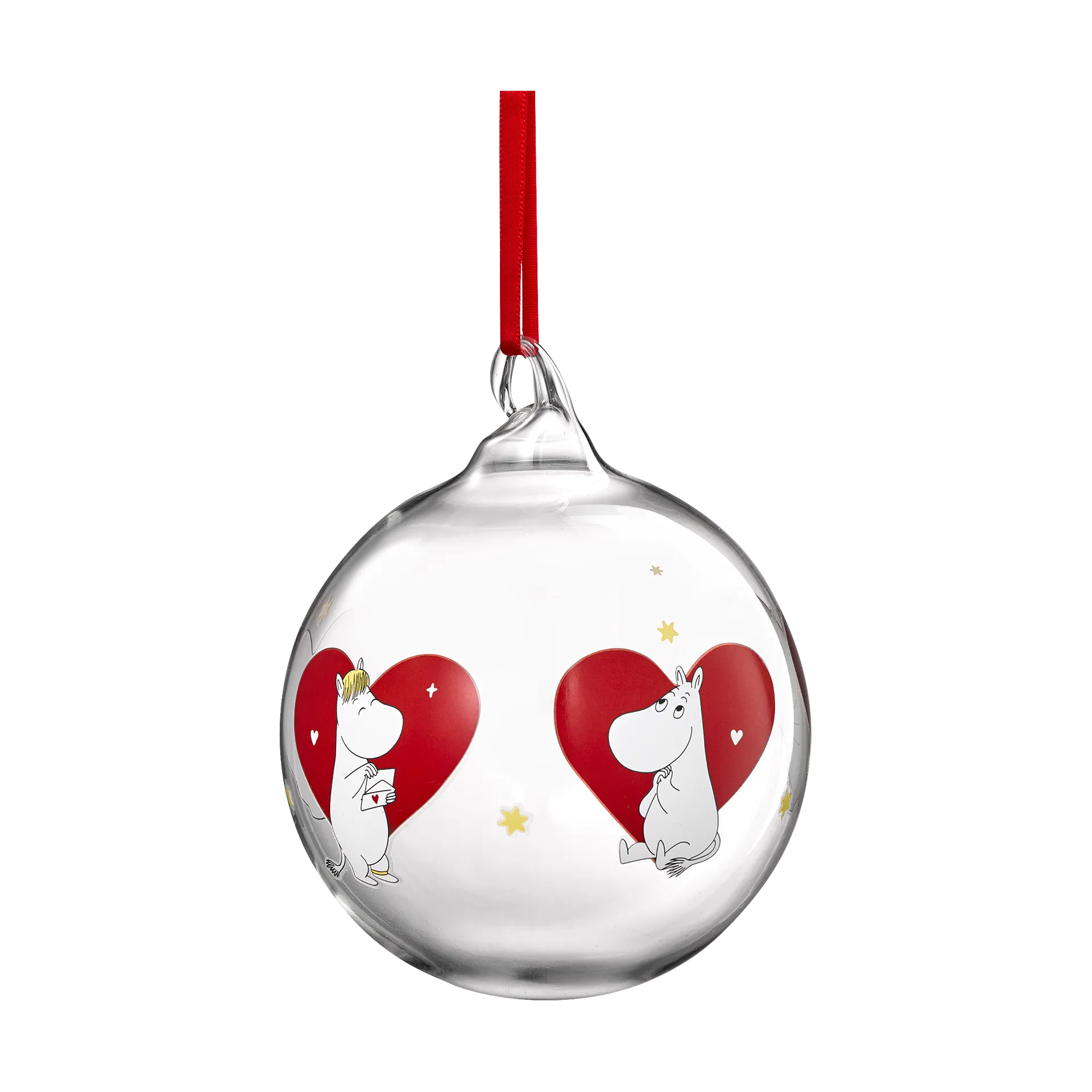 Mumin Weihnachtskugel Ø9cm, Heart Muurla