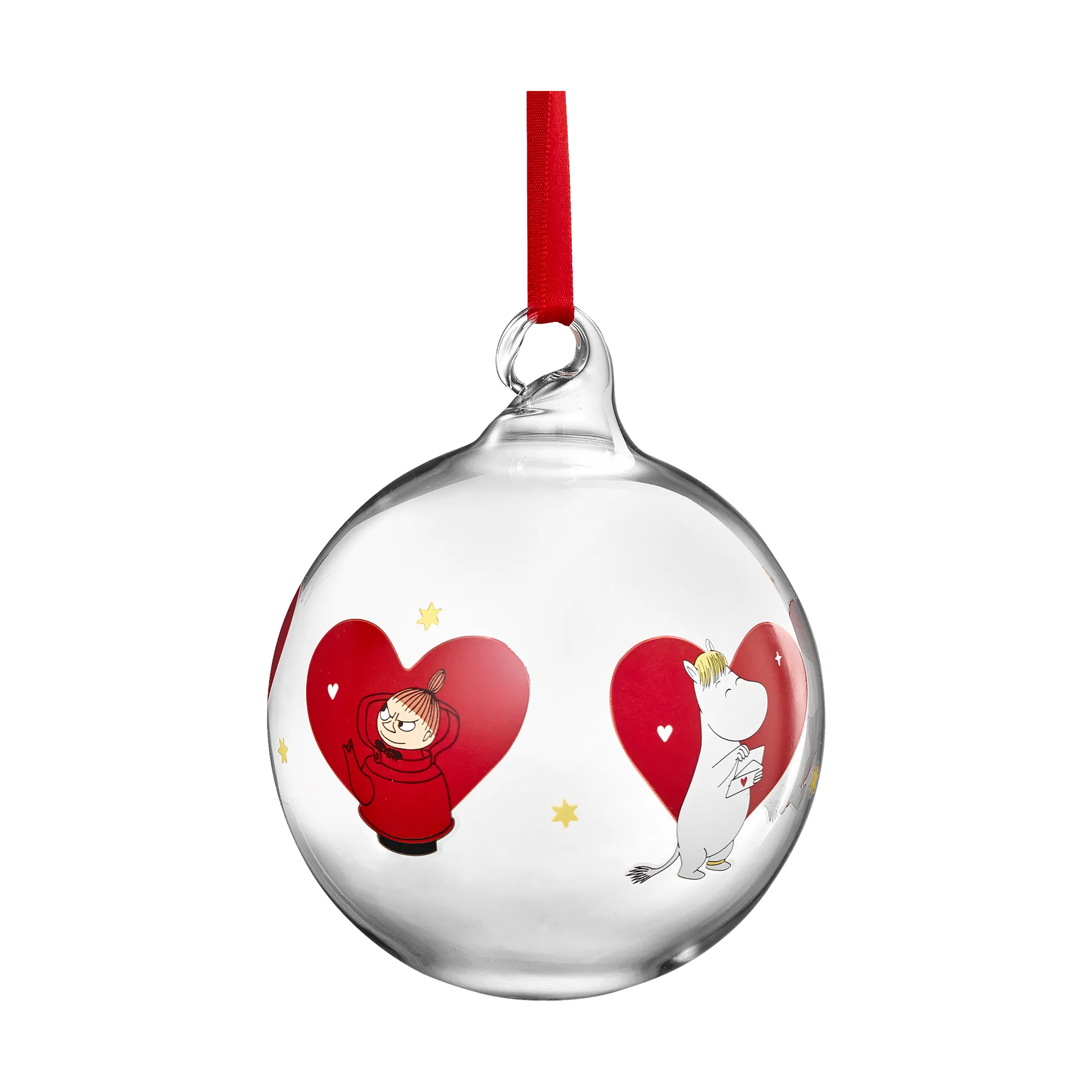 Mumin Weihnachtskugel Ø9cm, Heart Muurla