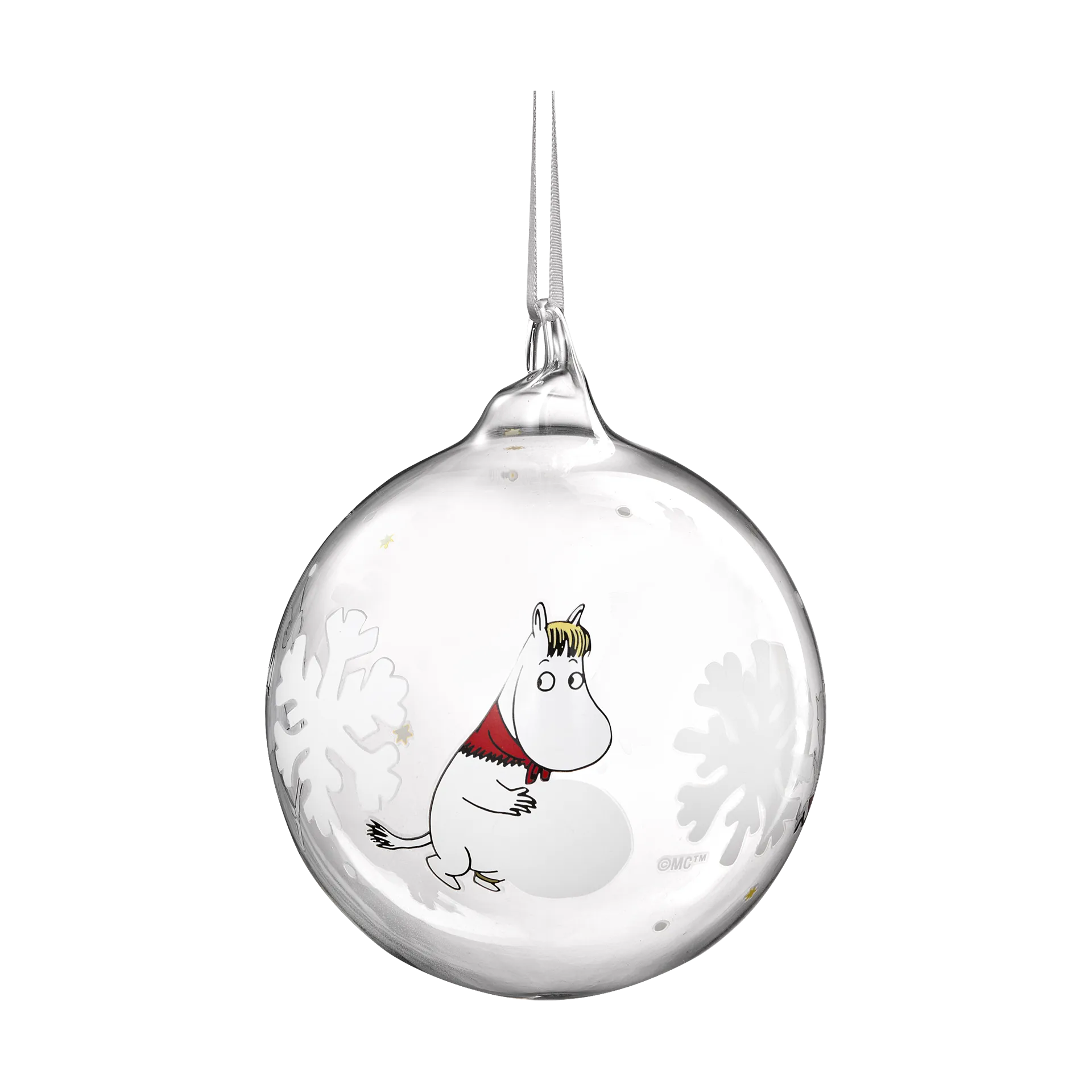 Mumin Weihnachtskugel Ø9cm, Snowflake Muurla