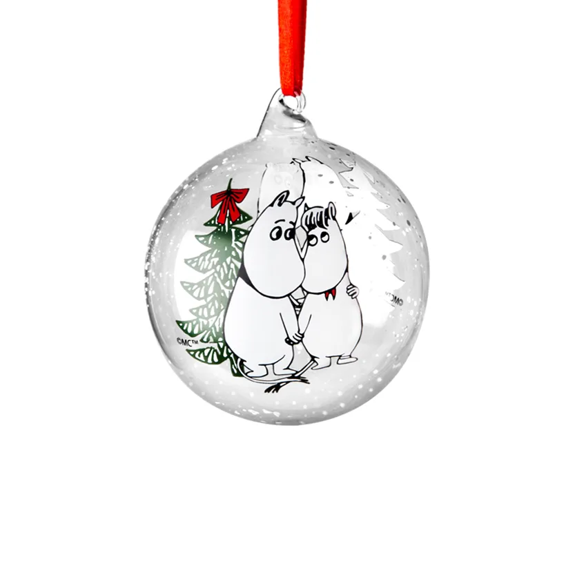 Mumin Weihnachtskugel Ø9cm, Winter magic Muurla