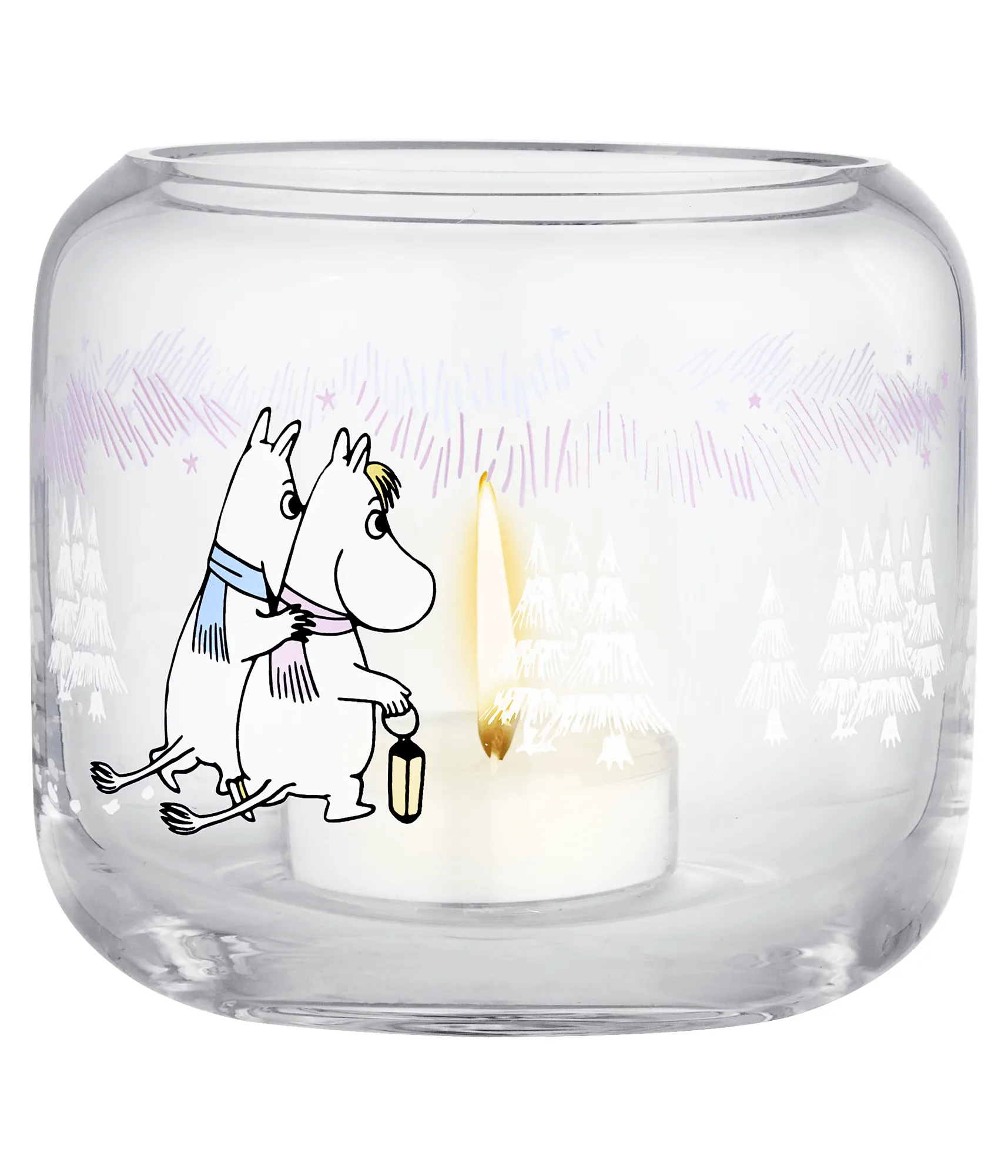 Mumin Windlicht Ø9×8 cm, Frosty Day Muurla