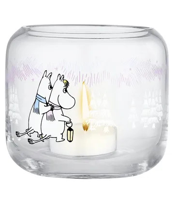Mumin Windlicht Ø9×8 cm - Frosty Day - Muurla