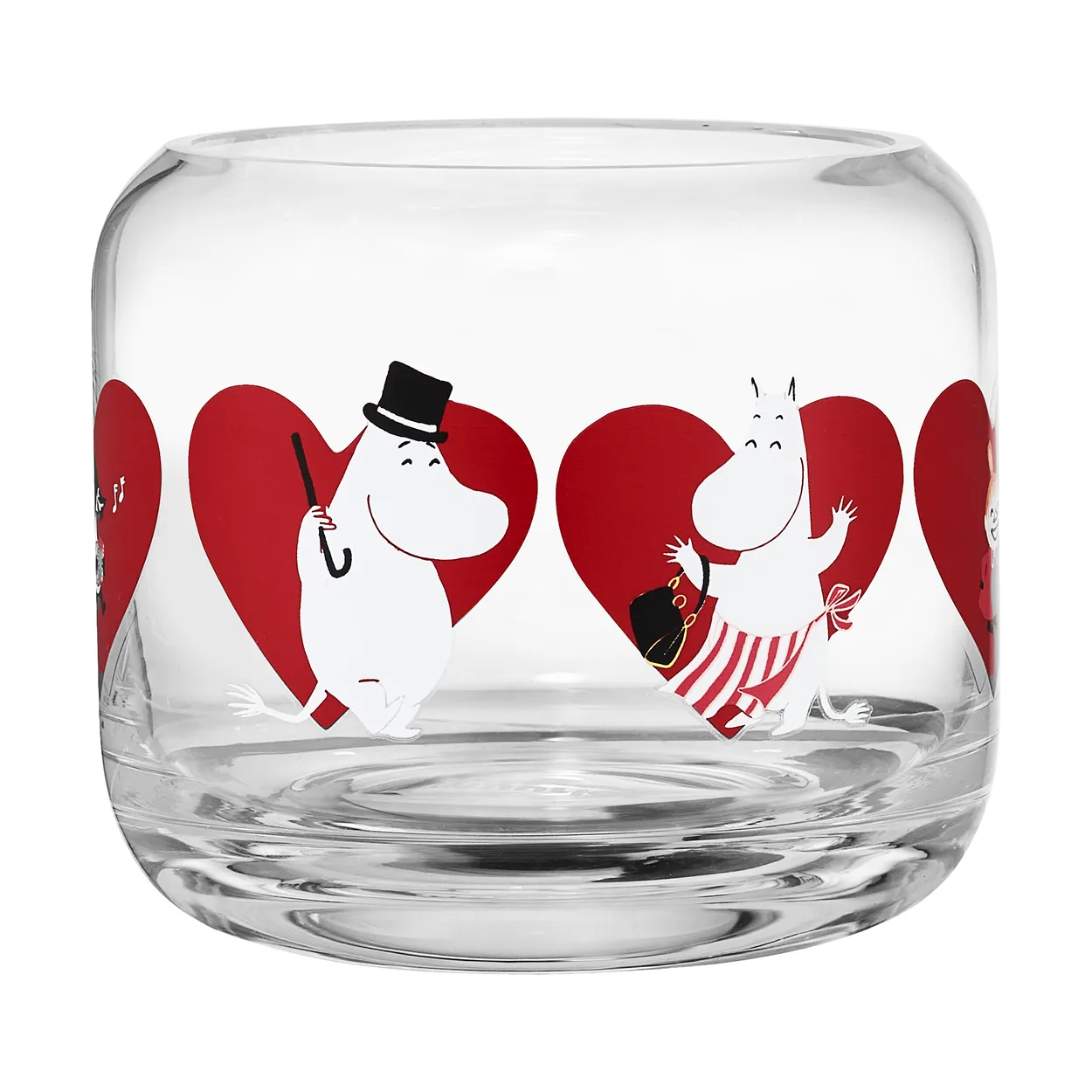 Muurla Mumin Windlicht Ø9×8 cm Heart