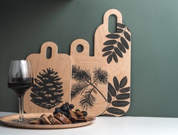 Nordic Chop & Serve Tablett 21 x 31cm - The Pine Cone-The Birch Leaf - Muurla