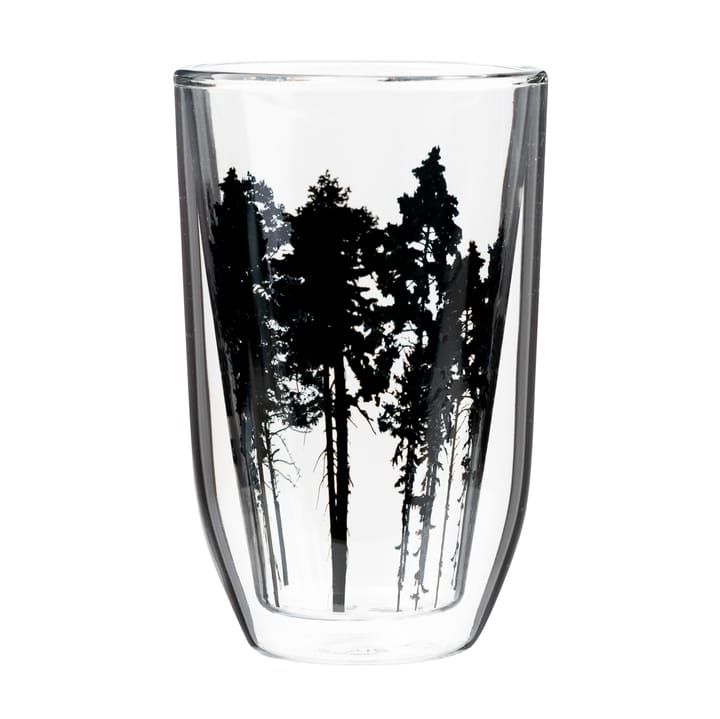 Nordic The Forest hot Glas 30cl - Klar-schwarz - Muurla