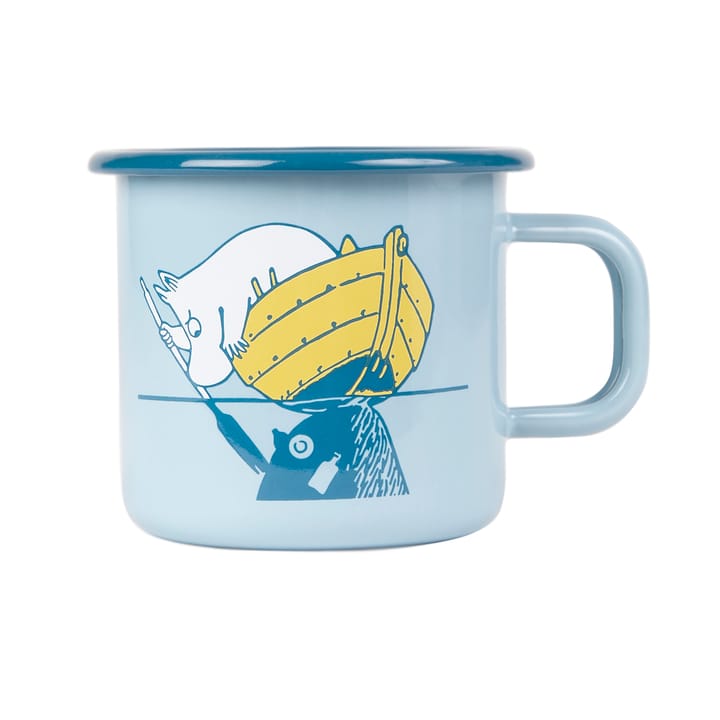 Our sea Emailletasse 37cl, Blau Muurla