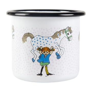 Pippi and the horse Emaillierte Tasse 2,5 dl - White - Muurla