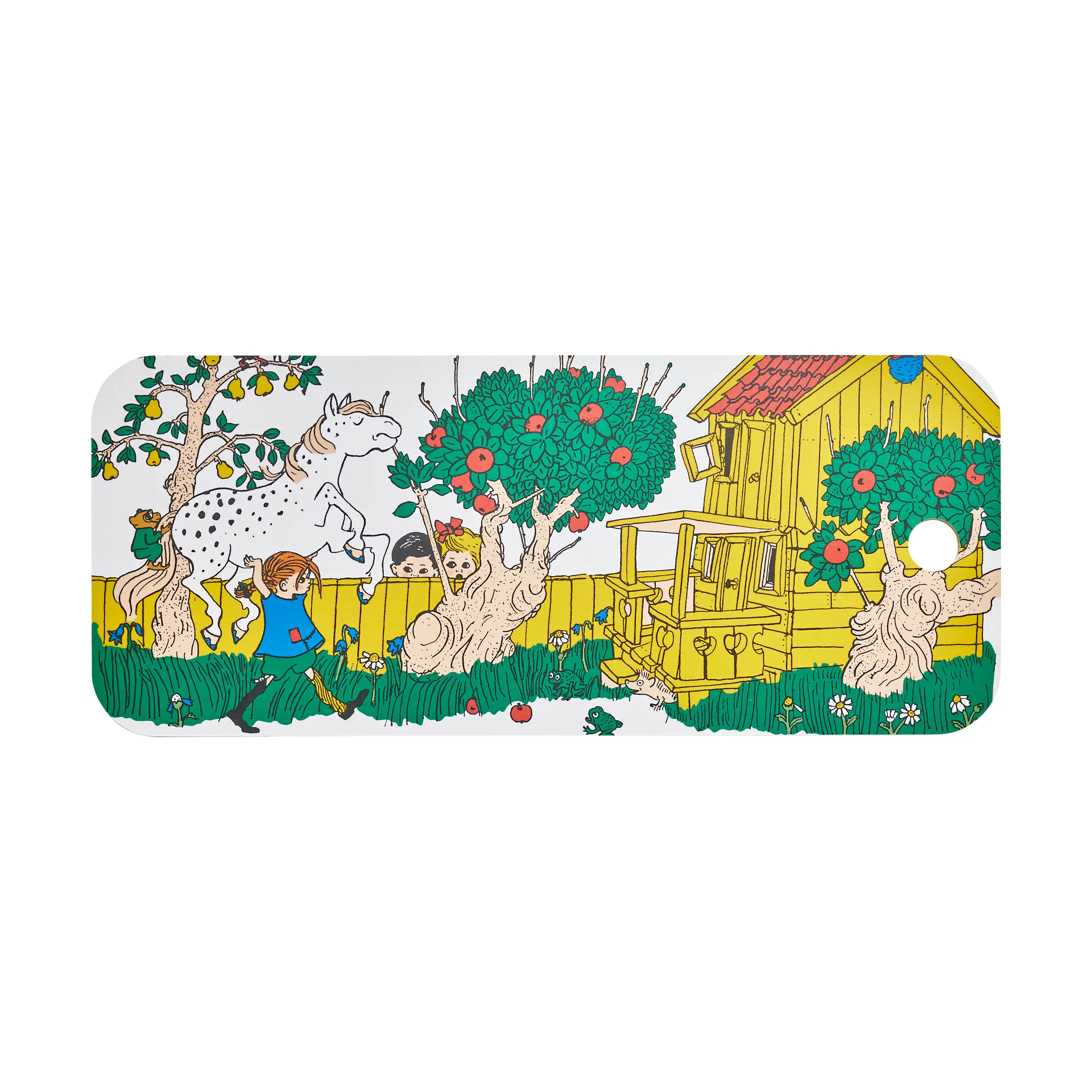 Pippi Chop & Serve Schneidebrett 18x44 cm, The Way Home Muurla